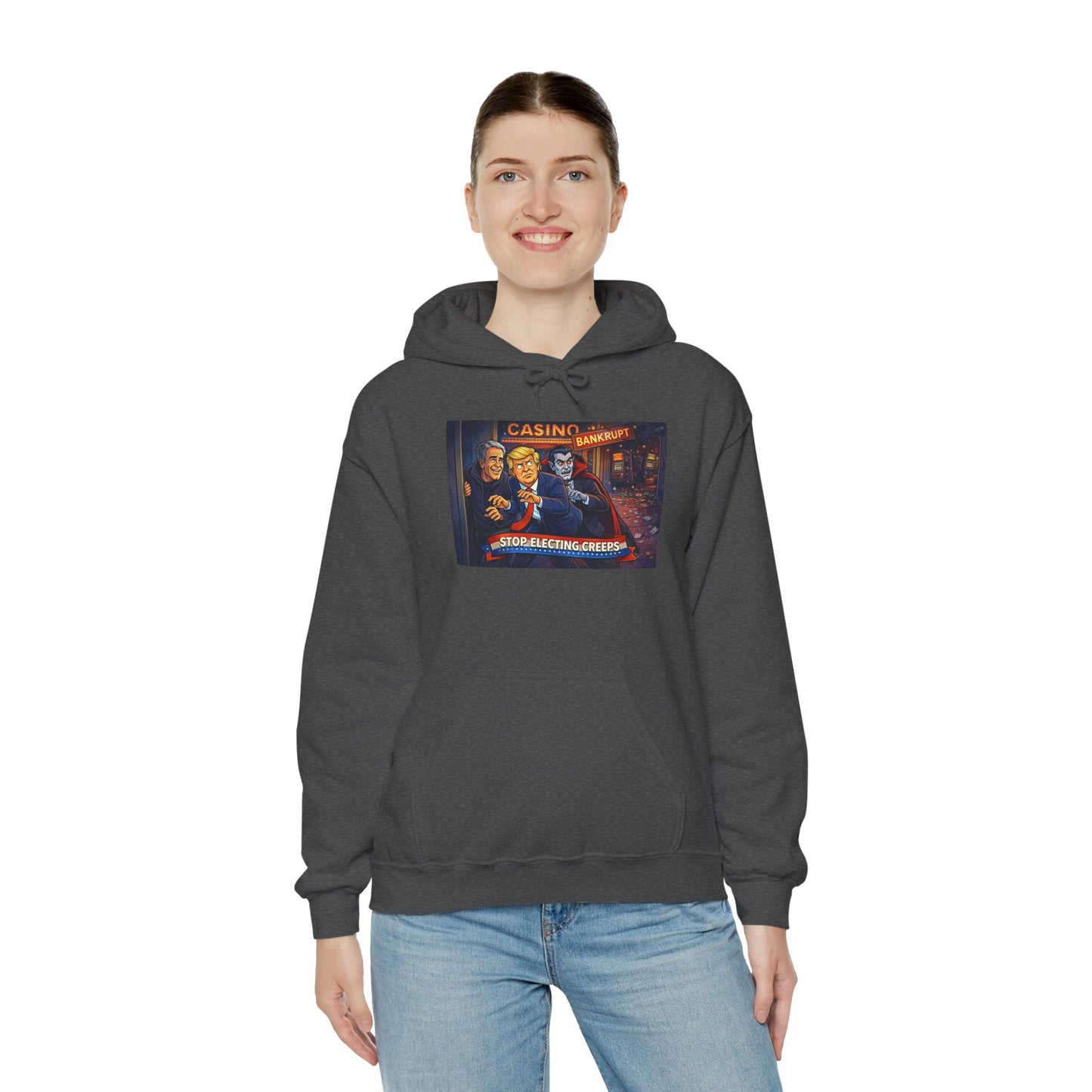 Casino Night Hoodie — Vintage Gambling Scene Sweatshirt