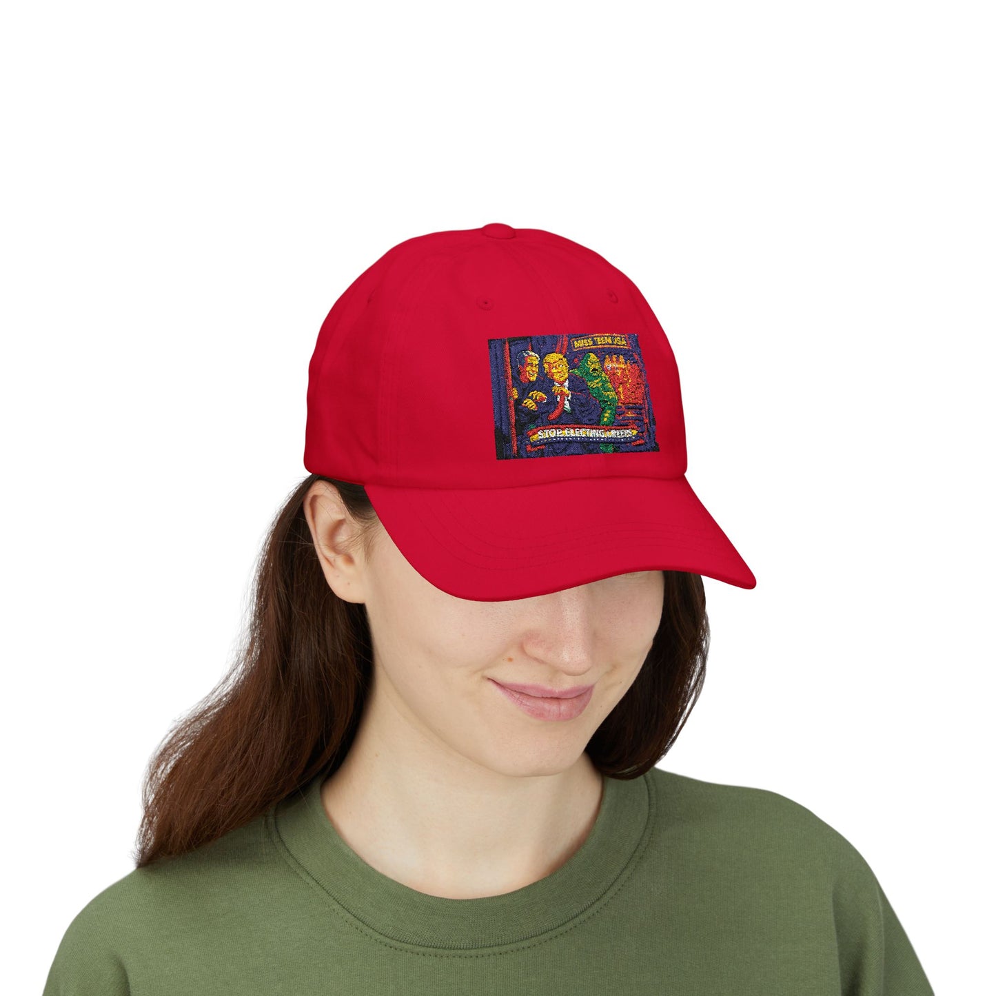 Dad Cap — Vintage Horror Movie Poster Patch 'Stop Watching Creeds'