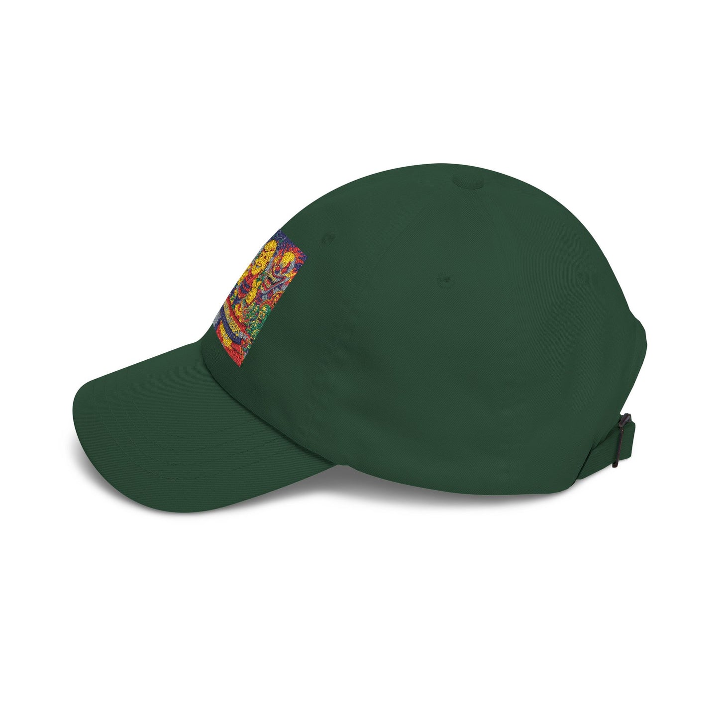 Dad Cap — Colorful Mosaic Smile Design