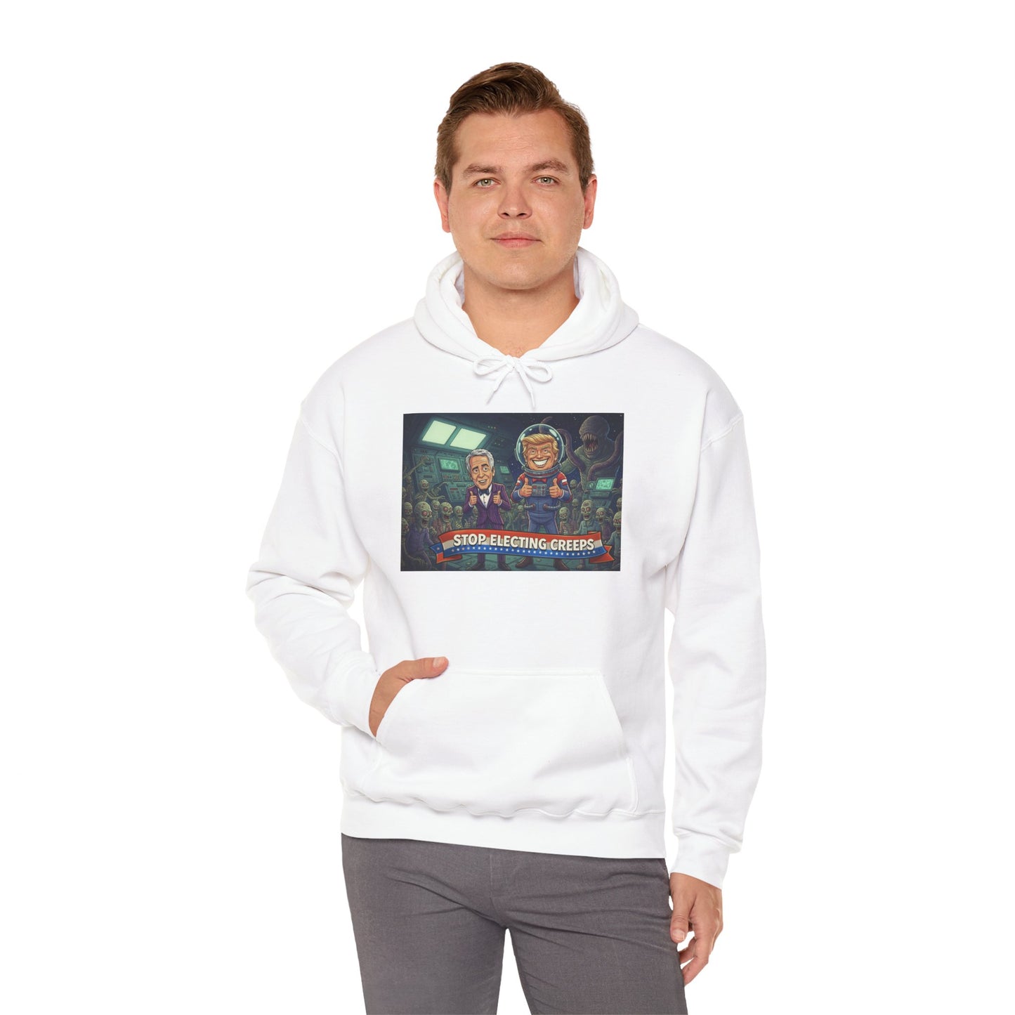 Gaming Crew Hoodie — 'Store-Selecting Griefers' Retro Arcade Design