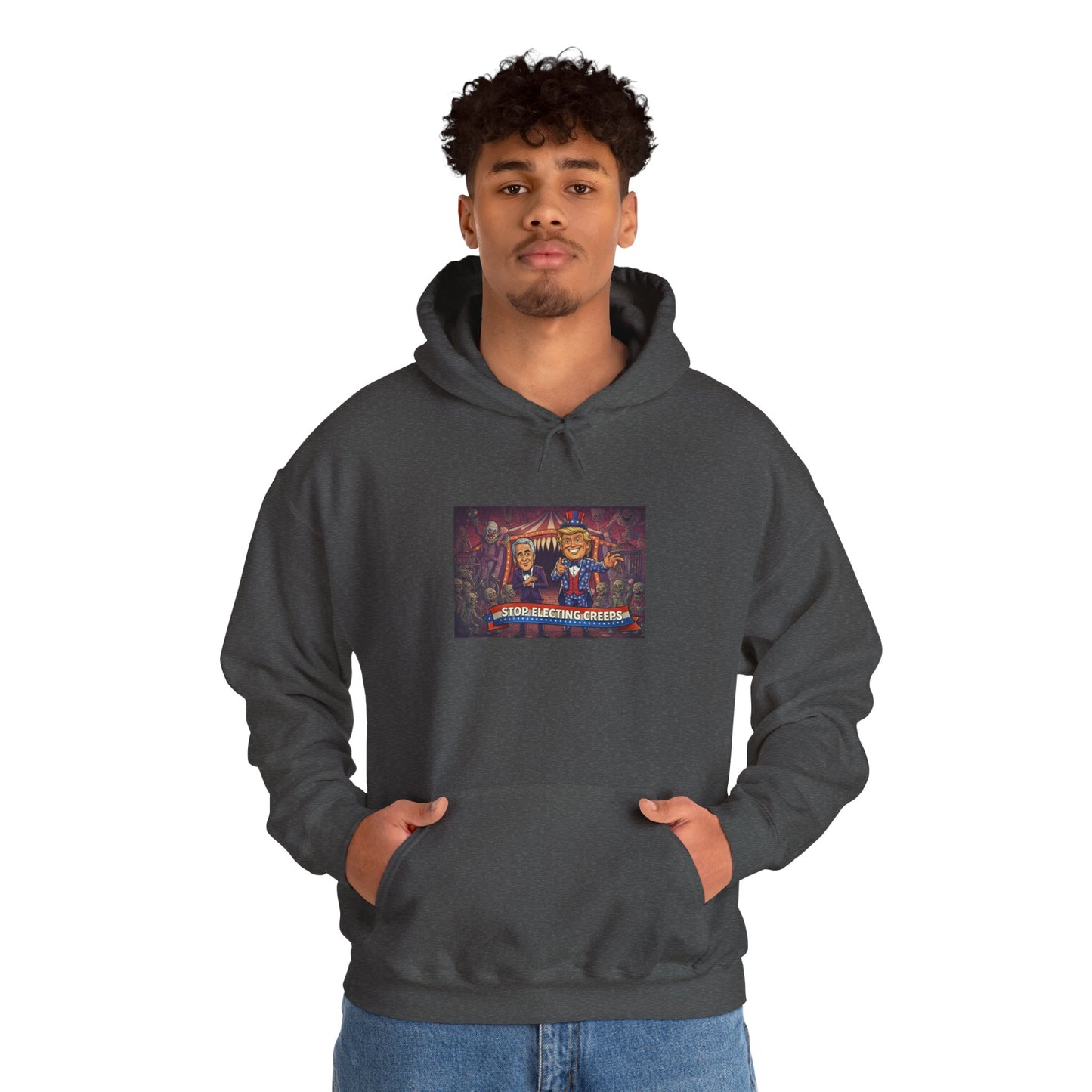 Retro Campfire Hoodie — "Good Vibes, Great Friends" Graphic Hooded Sweatshirt