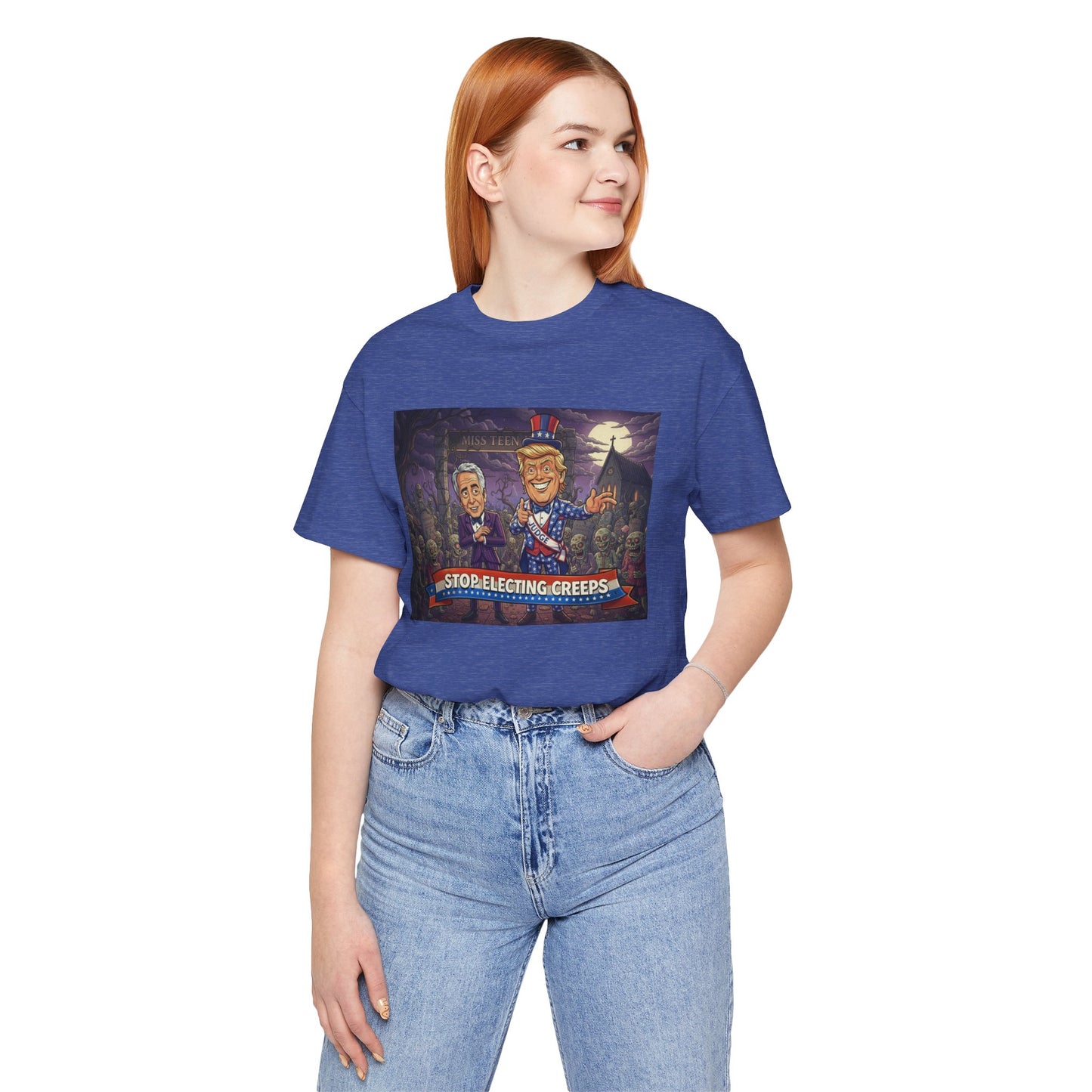 Stop Electing Creeps Political T‑Shirt — Satirical Anti‑Corruption Tee