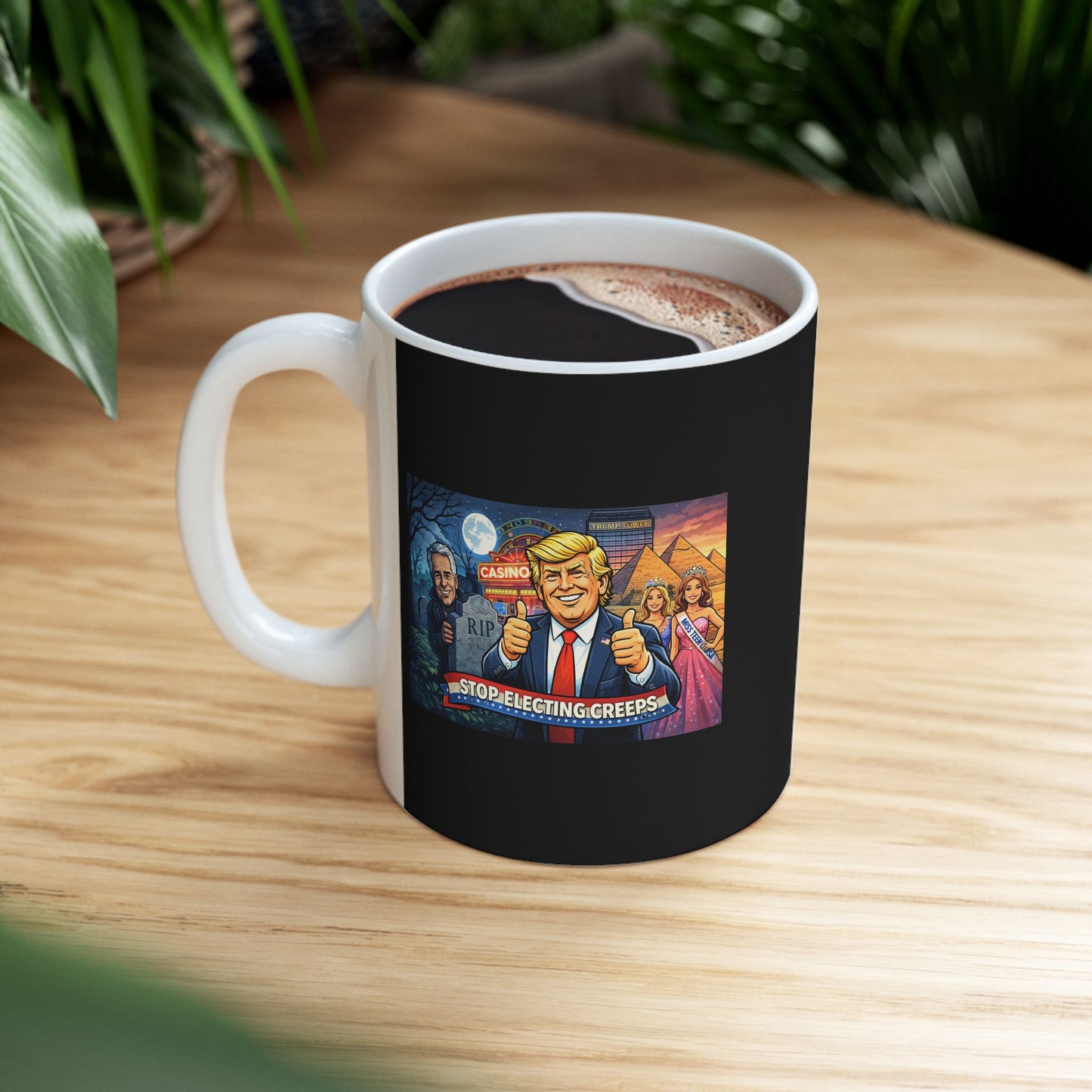 Celestial Goddess Ceramic Mug — Mystical Moon & Sun Art Coffee Cup (11oz/15oz)