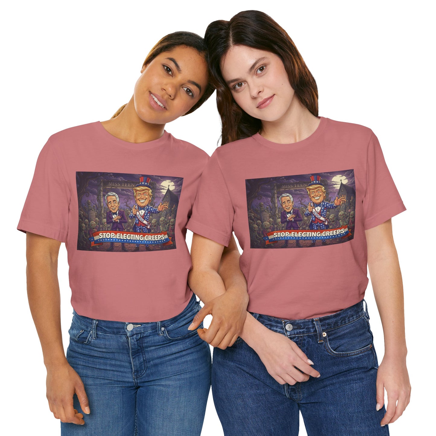 Stop Electing Creeps Political T‑Shirt — Satirical Anti‑Corruption Tee