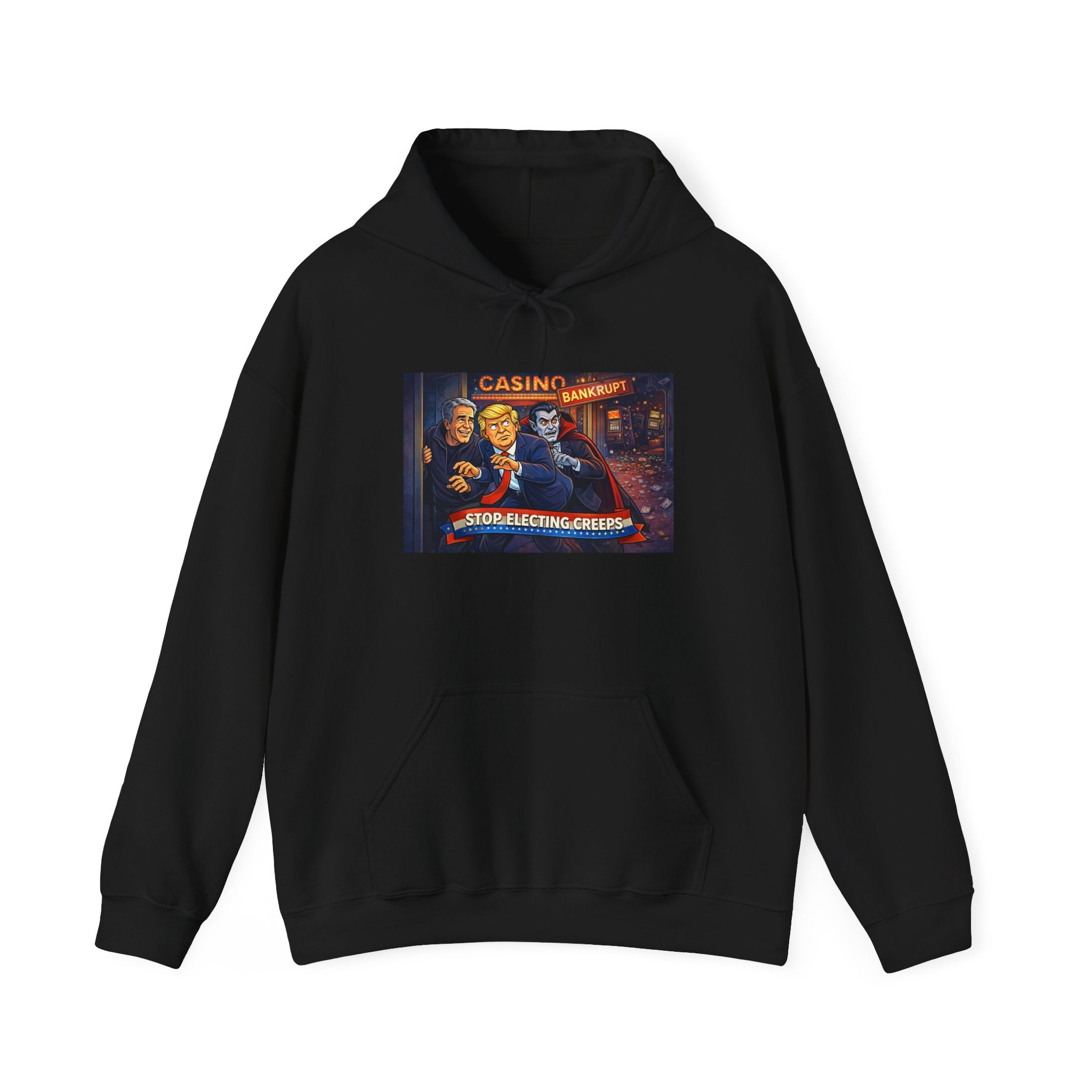 Casino Night Hoodie — Vintage Gambling Scene Sweatshirt