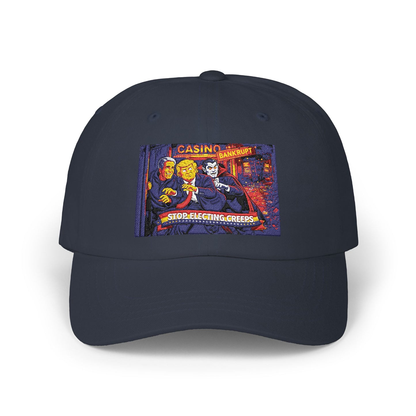 Dad Cap — Vintage Casino Poster Embroidered Baseball Hat