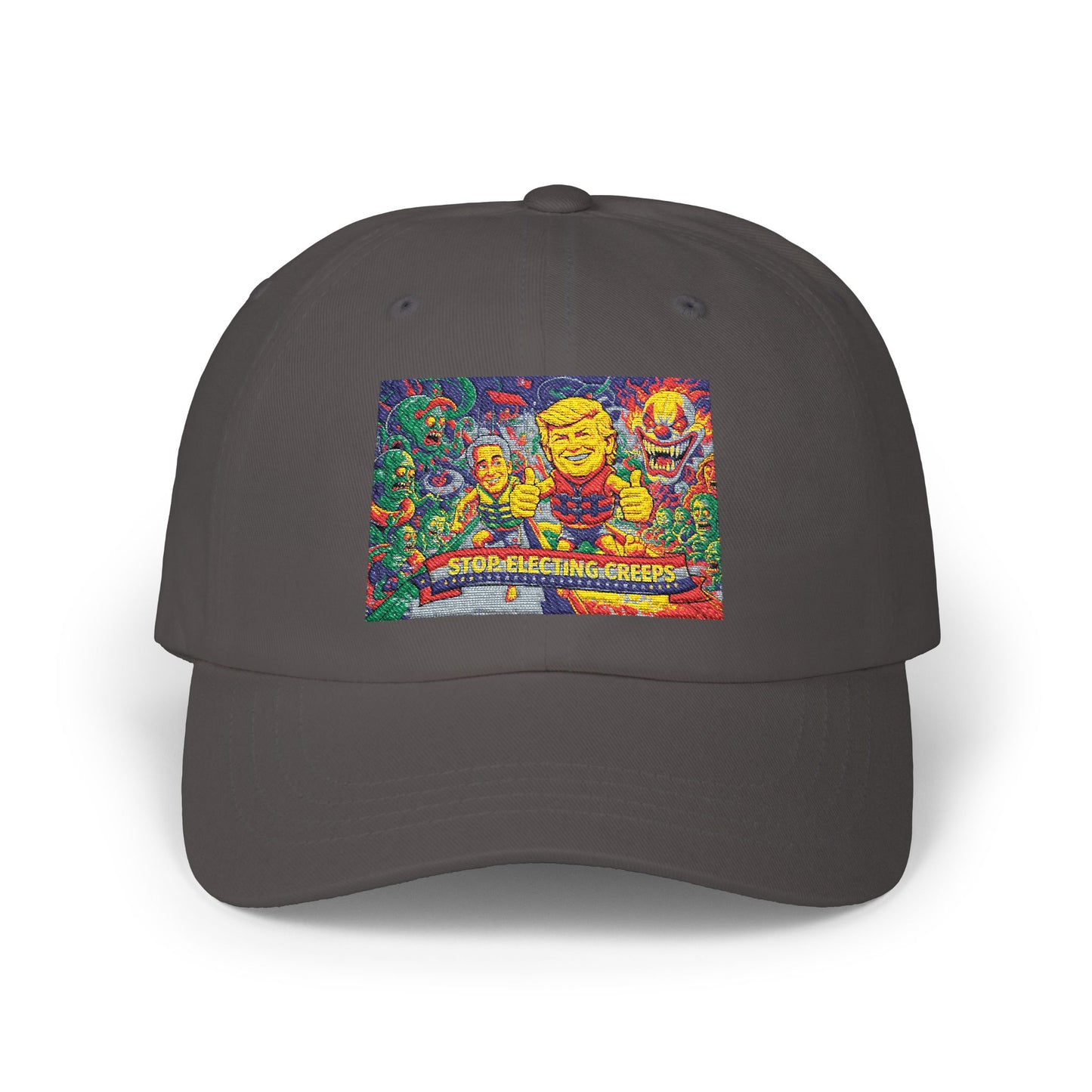 Dad Cap — Colorful Mosaic Smile Design