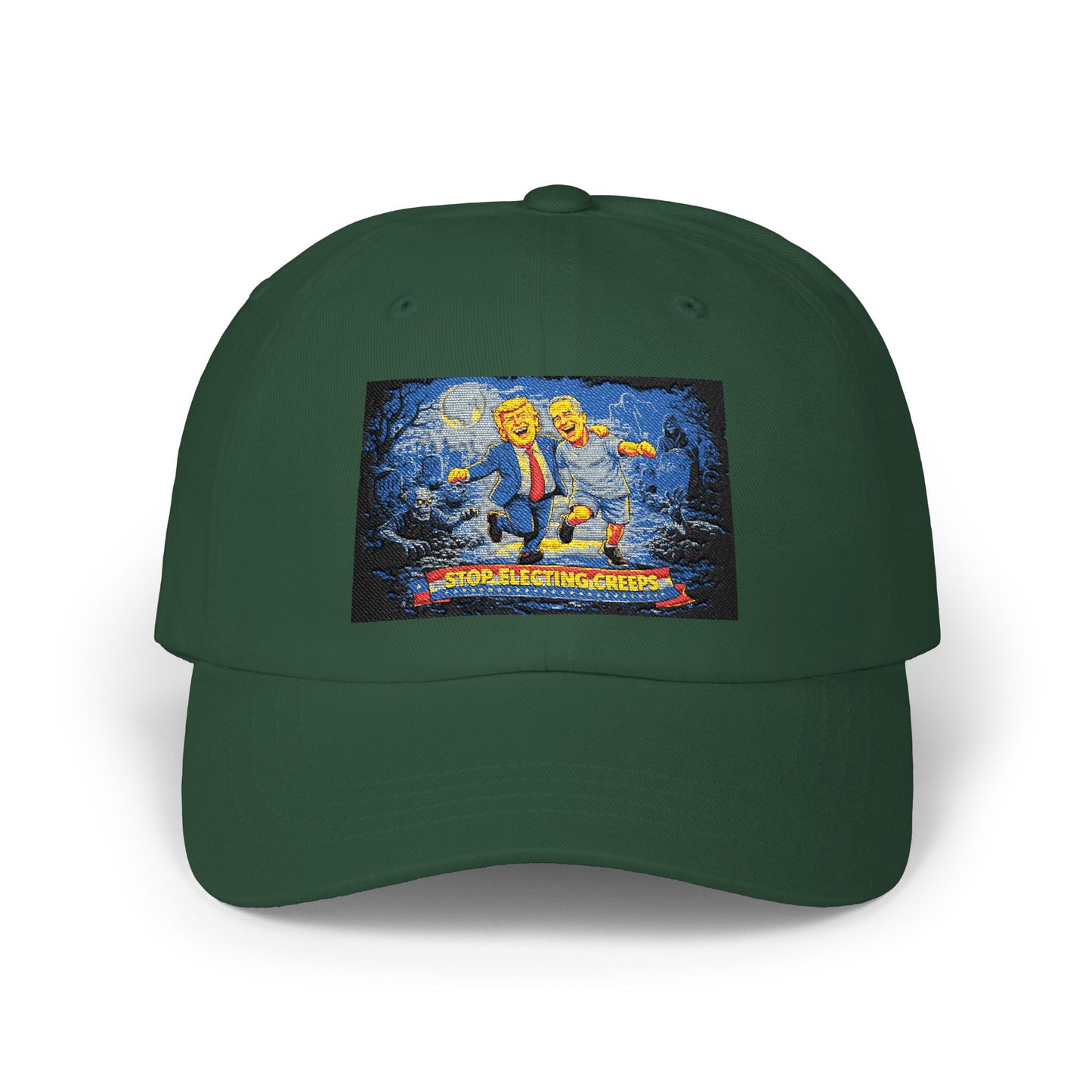 Dad Cap — Starry Night Surfing Patch Hat