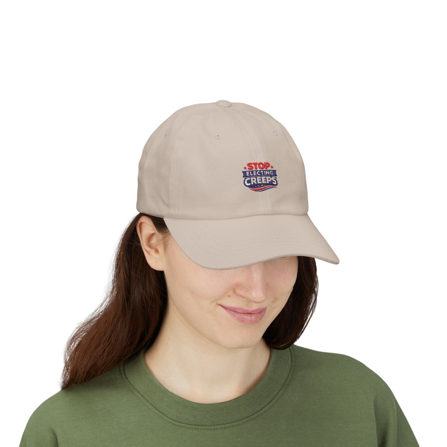 Dad Cap — "Stop Electing Creeps" Embroidered Political Baseball Hat