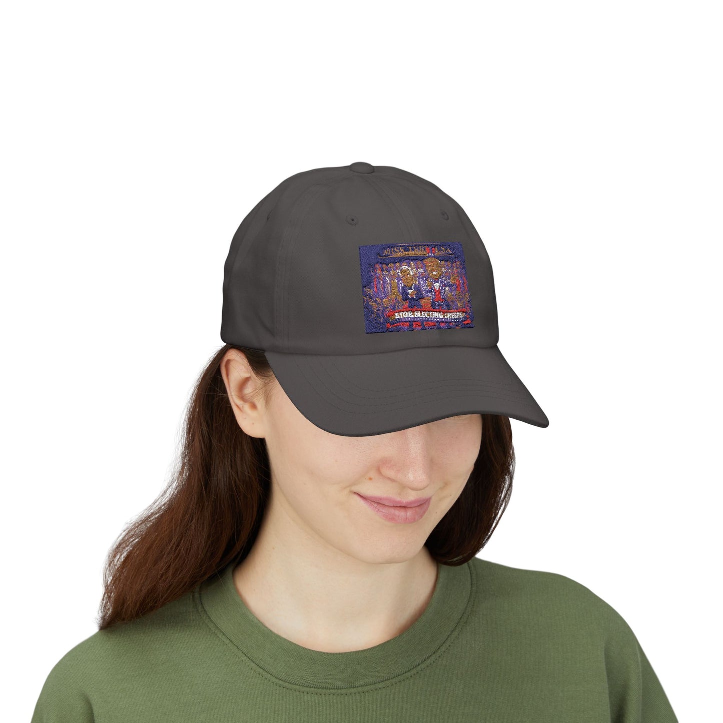 Dad Cap — Vintage Arcade 'Stop Kicking Sleep's' Graphic Hat