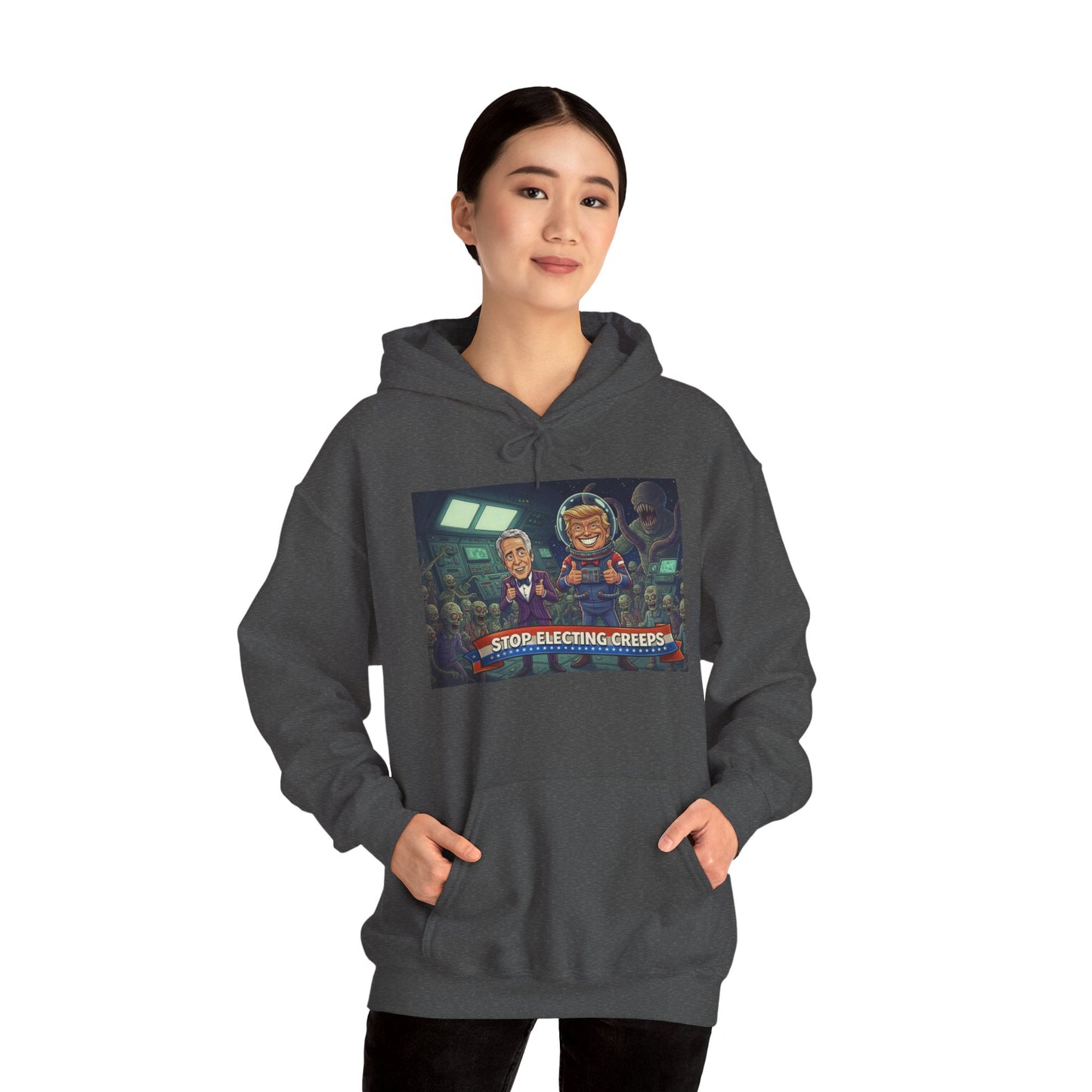 Gaming Crew Hoodie — 'Store-Selecting Griefers' Retro Arcade Design