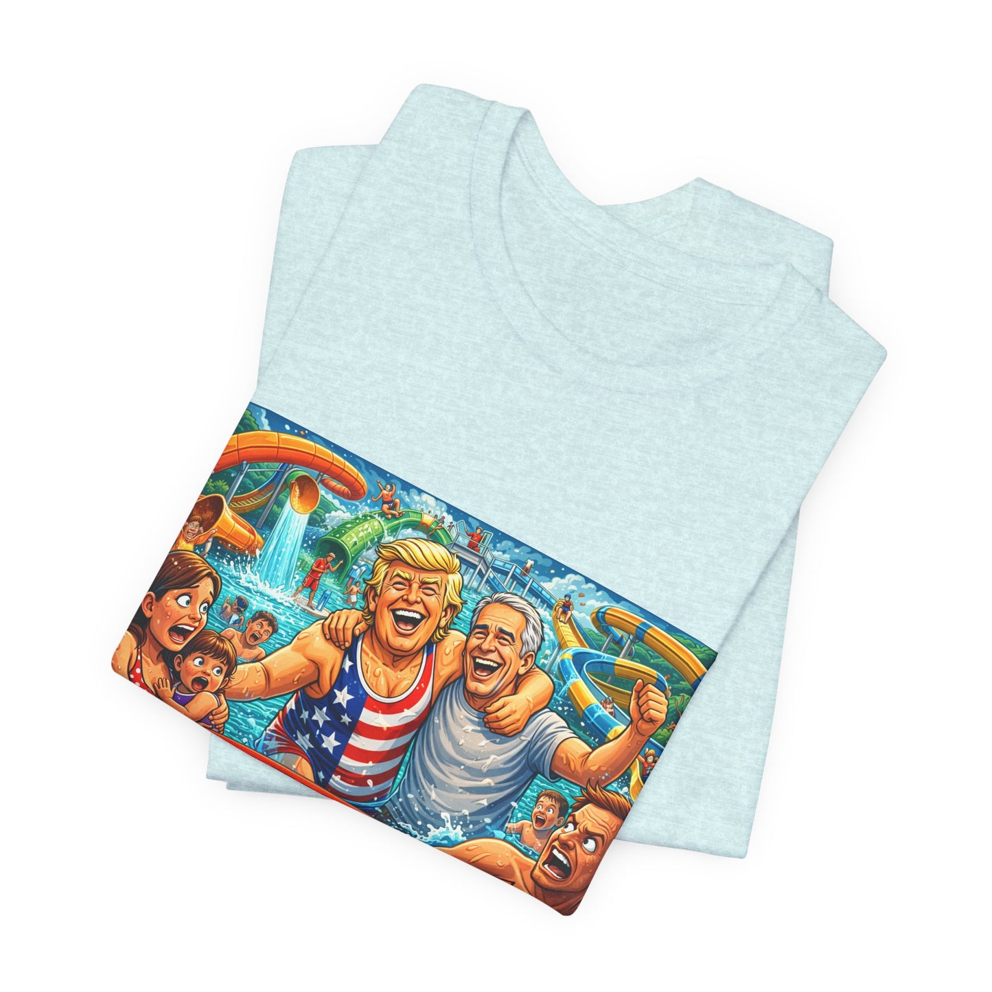 T‑Shirt — "Stop Fleecing Creeps" Beach Party Graphic Tee