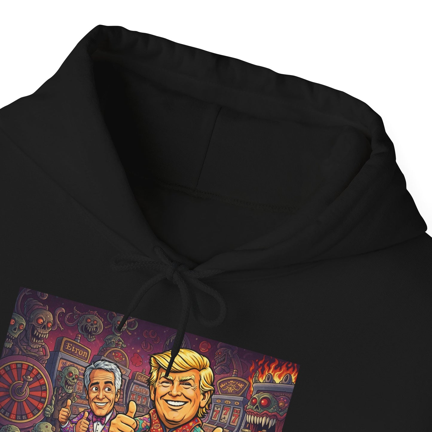 Political Satire Hoodie — "Stop Electing Creeps" Graphic Pullover