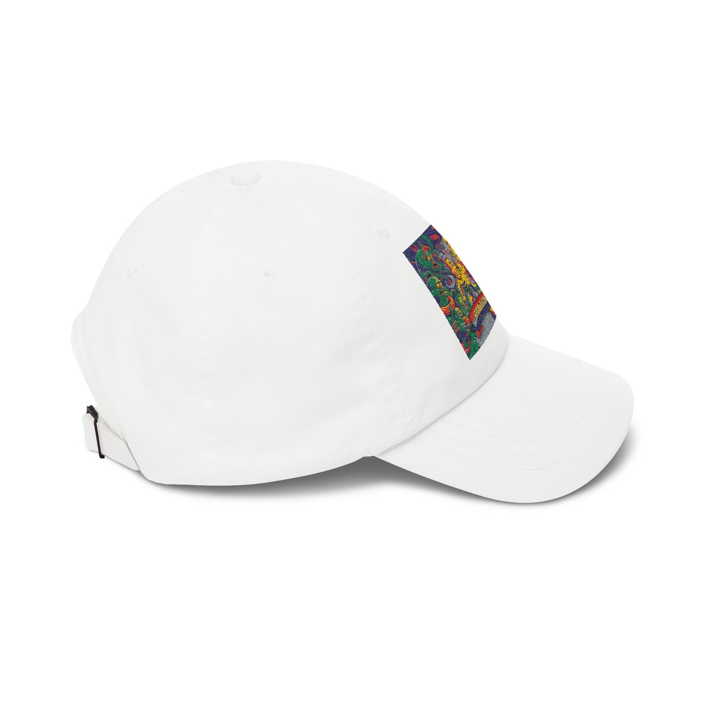 Dad Cap — Colorful Mosaic Smile Design