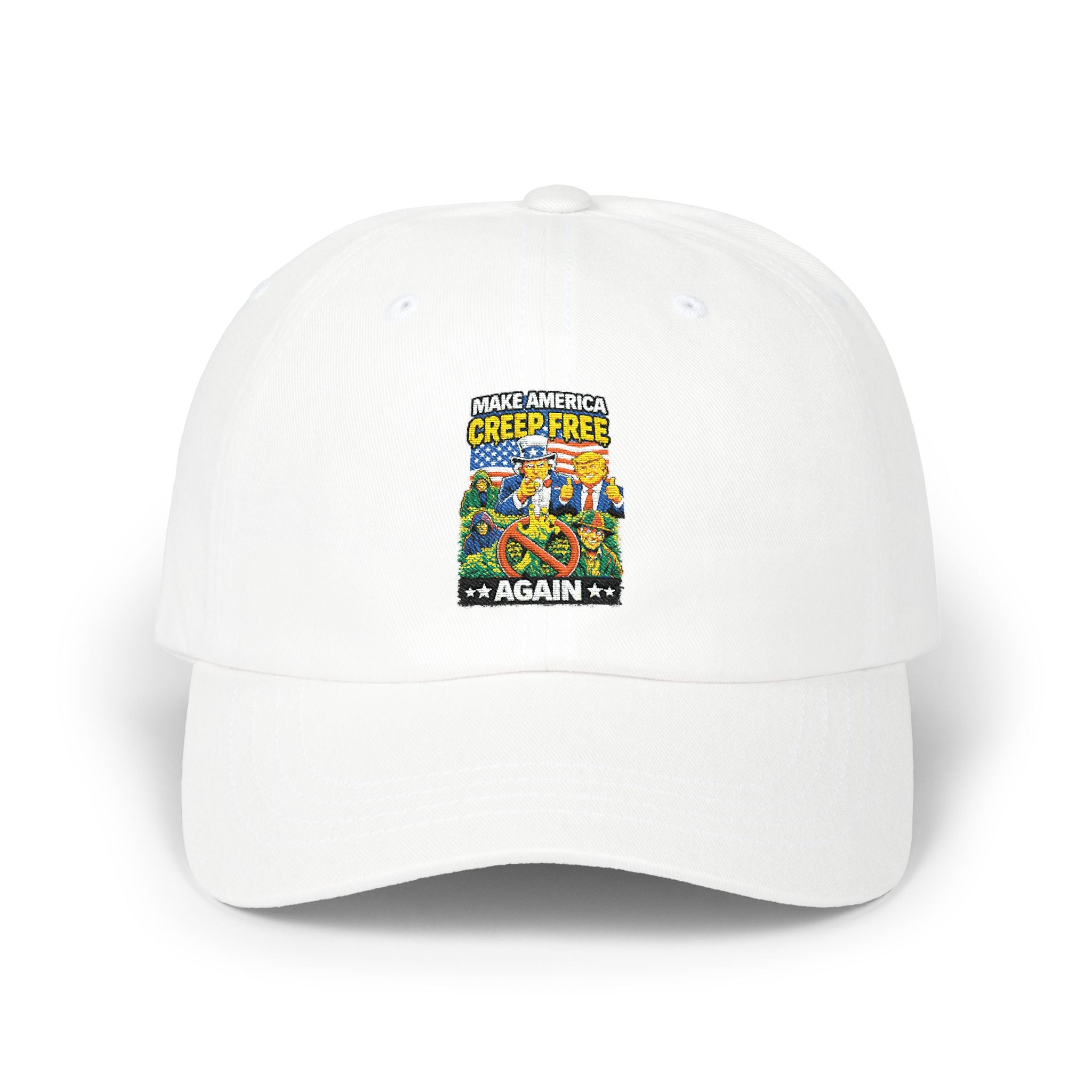 Dad Cap - ‘Crisis Free Again’ Retro Garden Patch Baseball Hat