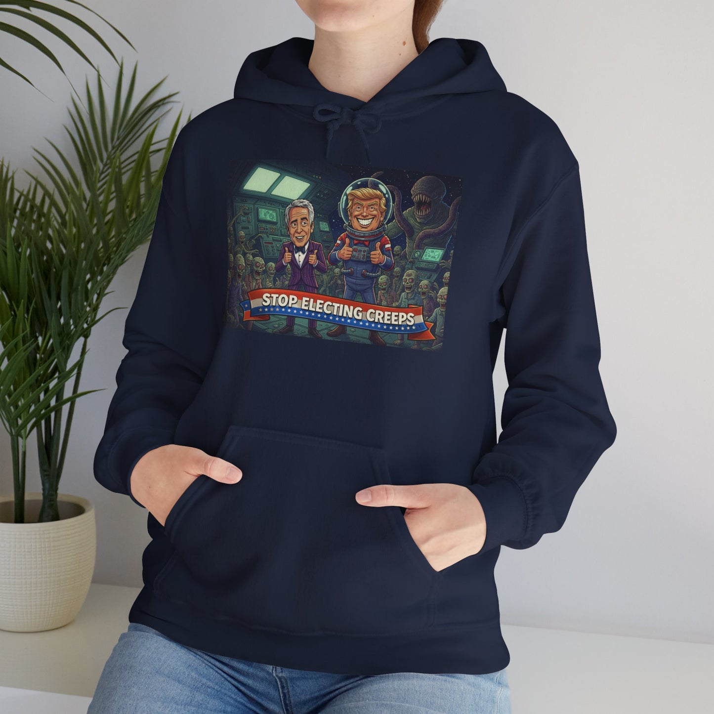 Gaming Crew Hoodie — 'Store-Selecting Griefers' Retro Arcade Design