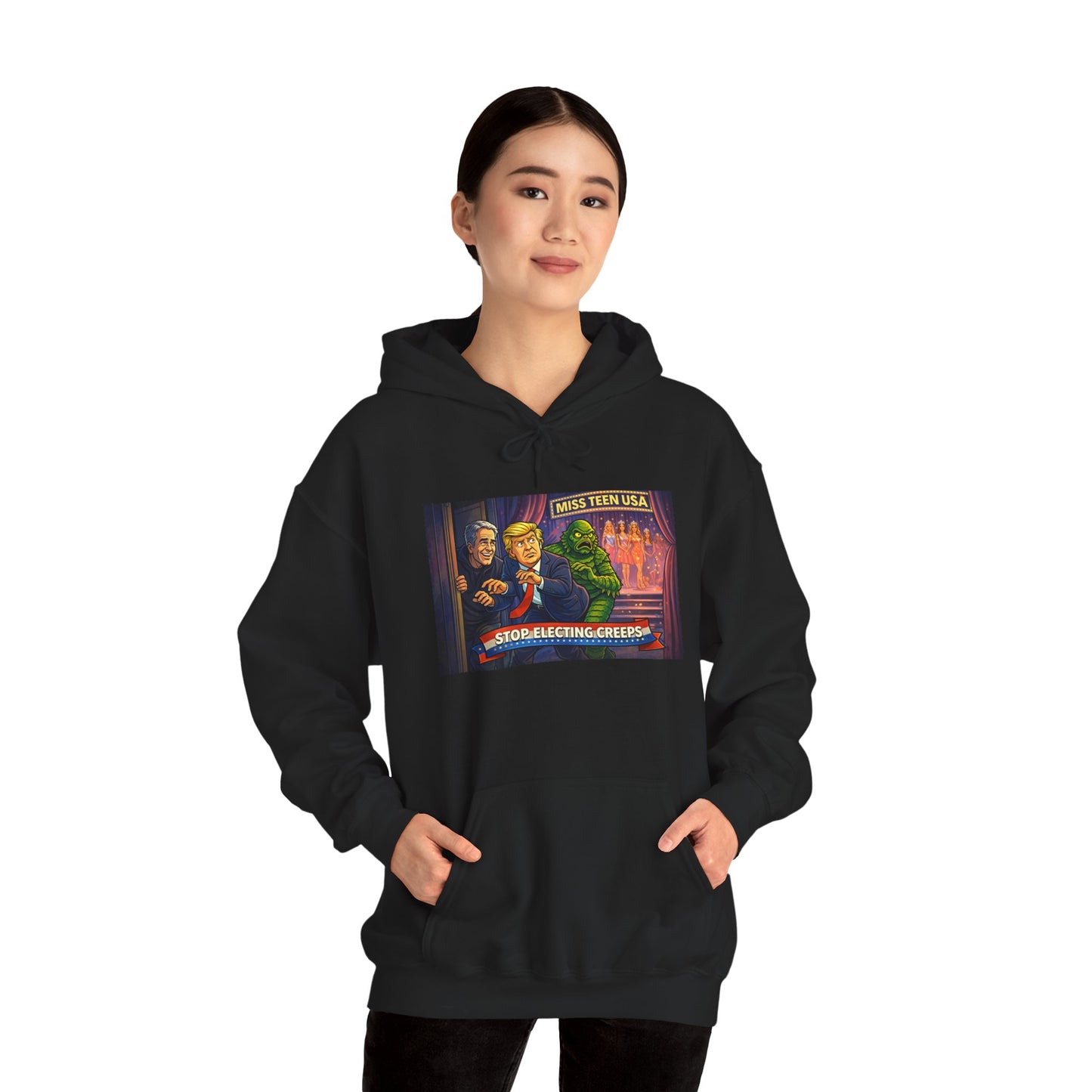 Hoodie — Retro Vintage Movie Poster "Bride of Frankenstein" Graphic Pullover