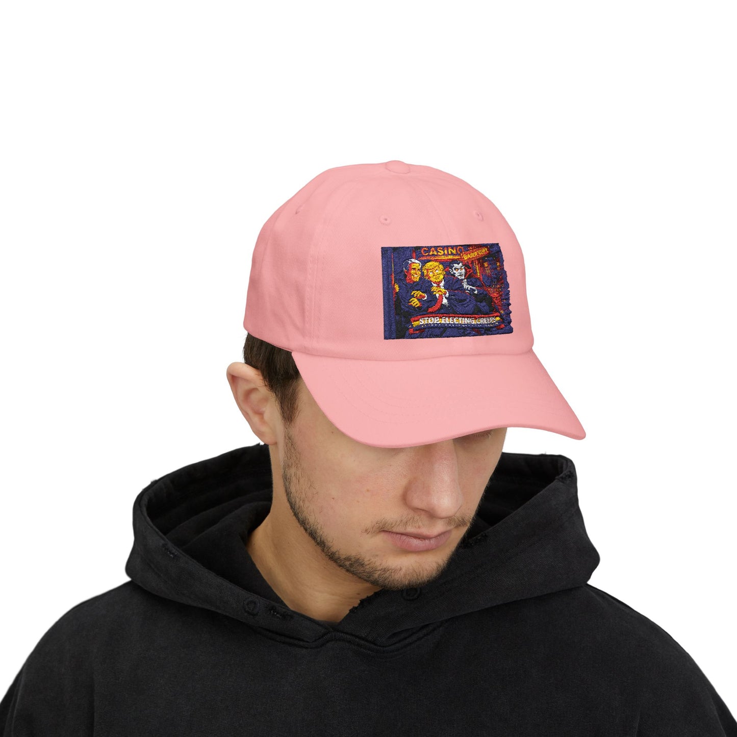 Dad Cap — Vintage Casino Poster Embroidered Baseball Hat