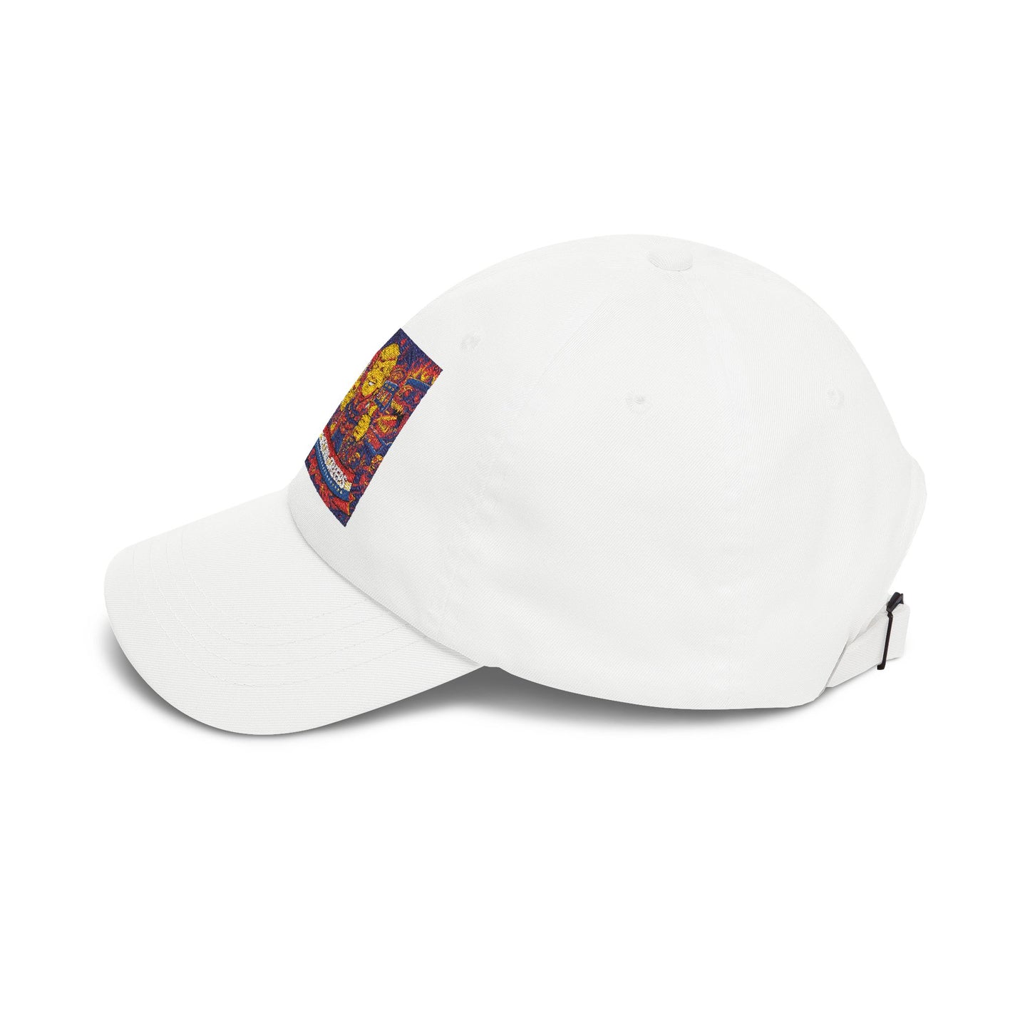 Dad Cap — Colorful Mosaic Cartoon Patch "Doing A Racing Green"