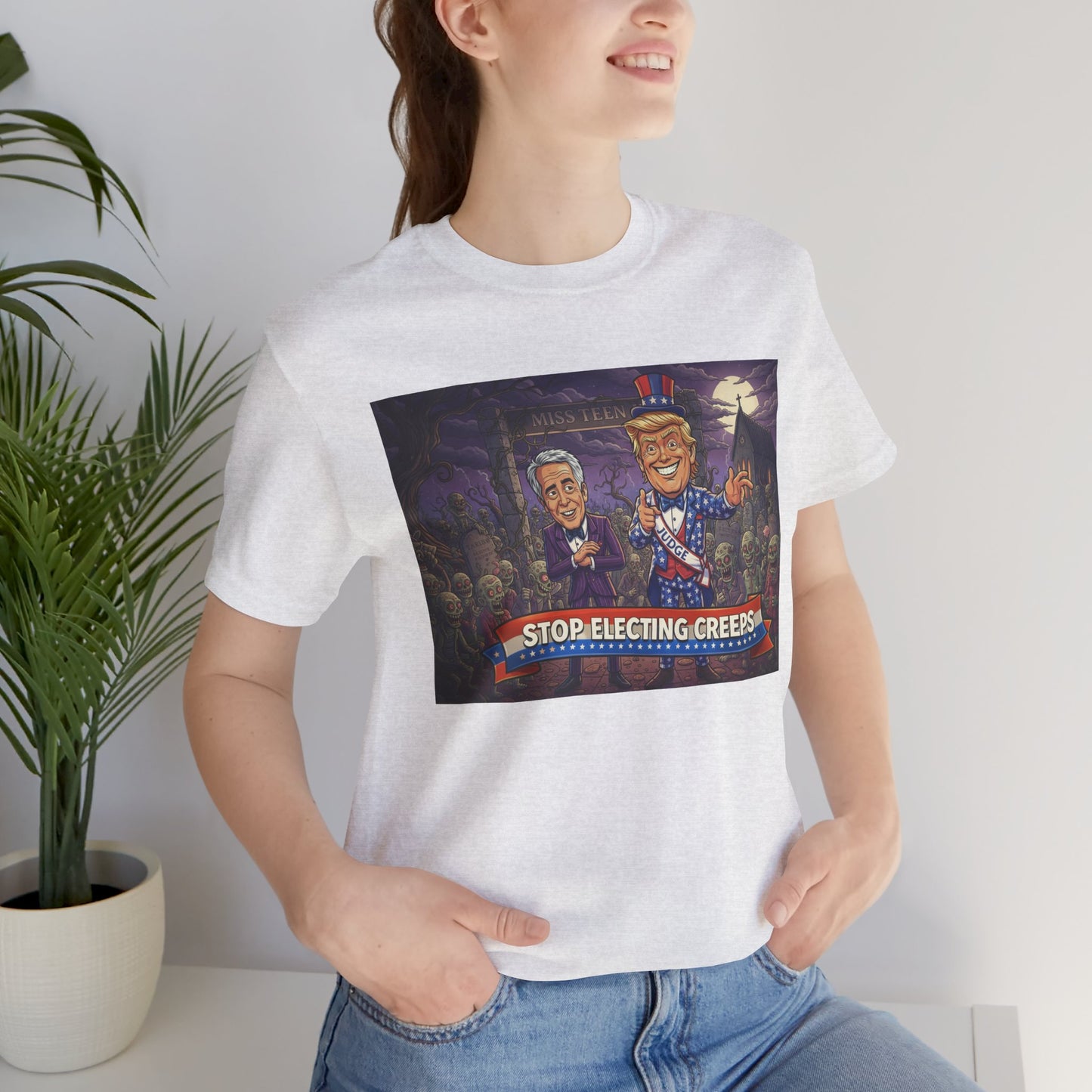 Stop Electing Creeps Political T‑Shirt — Satirical Anti‑Corruption Tee