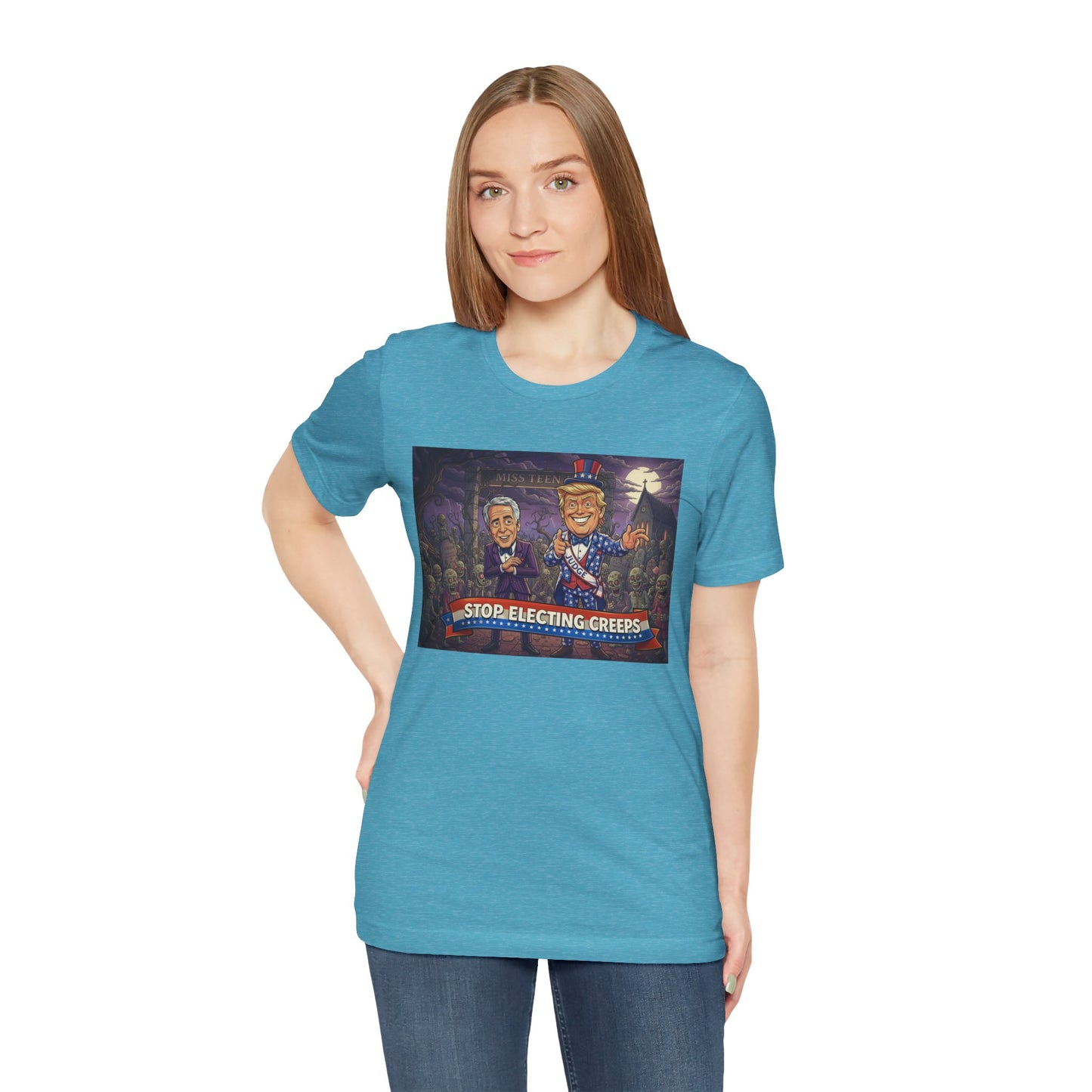 Stop Electing Creeps Political T‑Shirt — Satirical Anti‑Corruption Tee