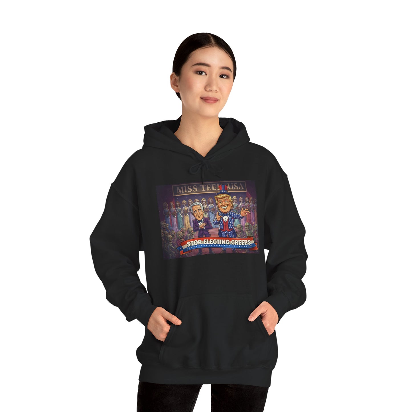 Miss LeFever Pageant Hoodie — Stage Reigning Queens Illustrated Sweatshirt