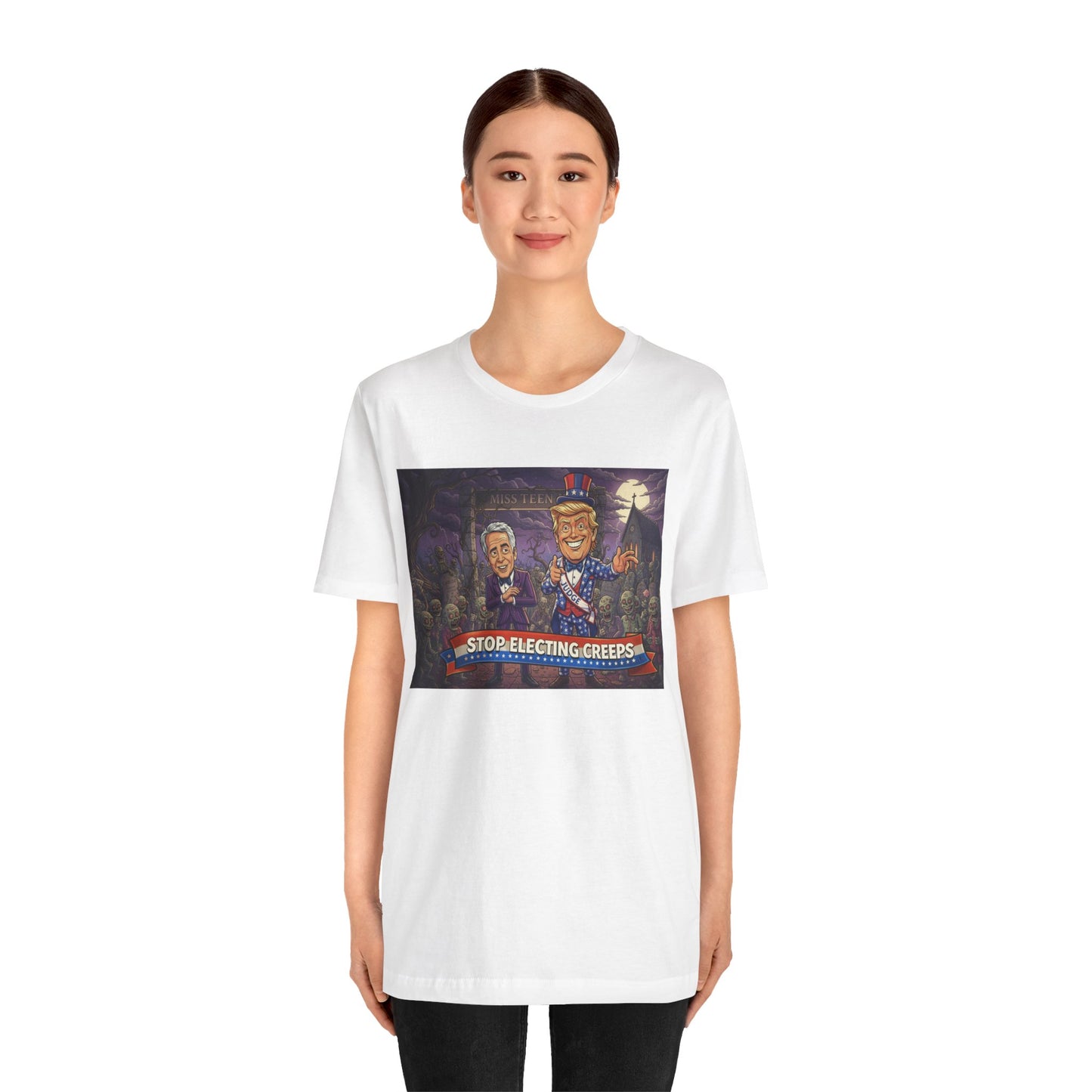 Stop Electing Creeps Political T‑Shirt — Satirical Anti‑Corruption Tee