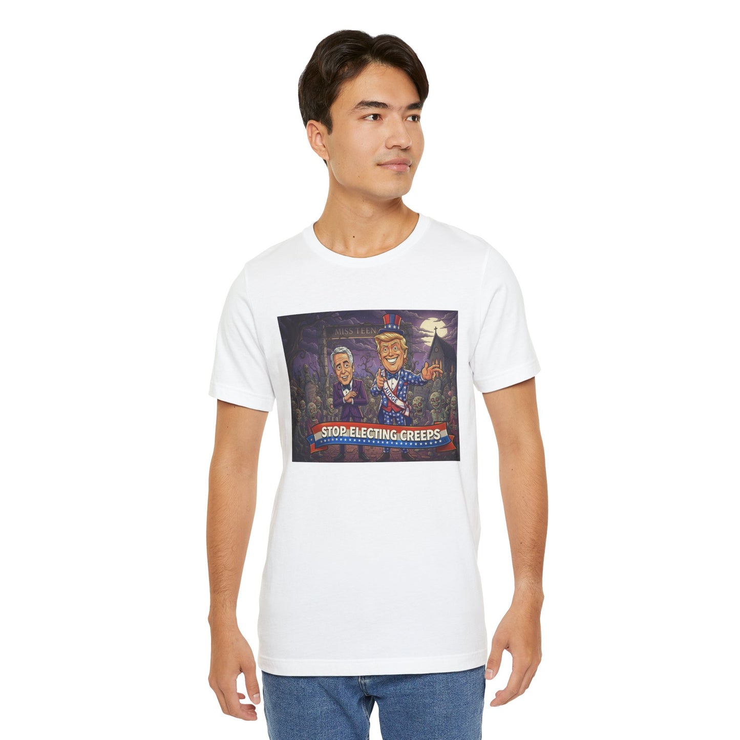 Stop Electing Creeps Political T‑Shirt — Satirical Anti‑Corruption Tee