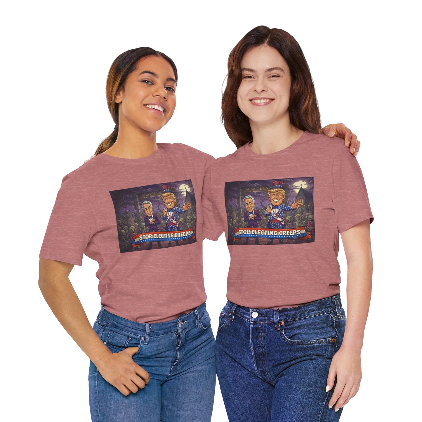 Stop Electing Creeps Political T‑Shirt — Satirical Anti‑Corruption Tee