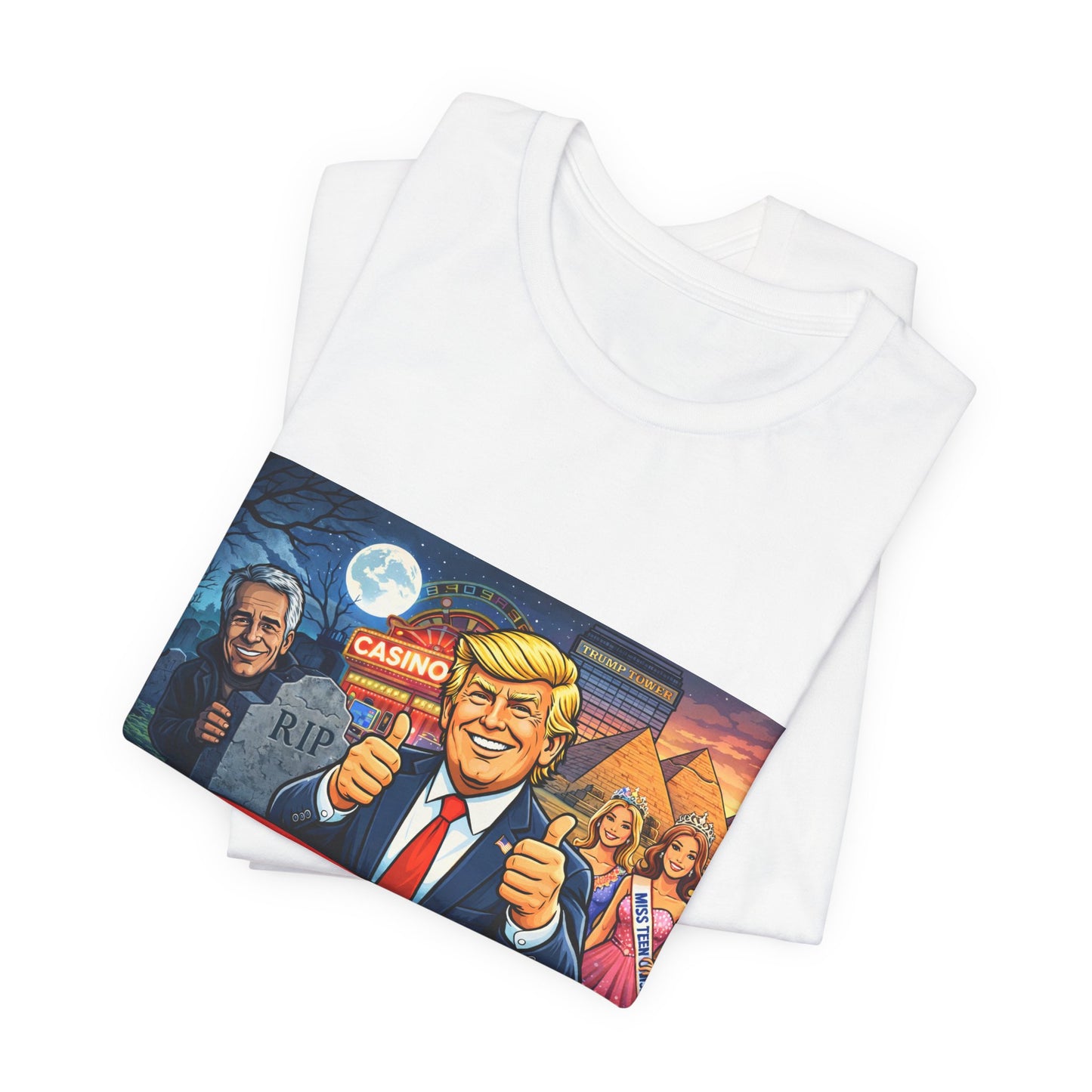 Stop Electing Creeps Tee — Satirical Political Graphic T‑Shirt