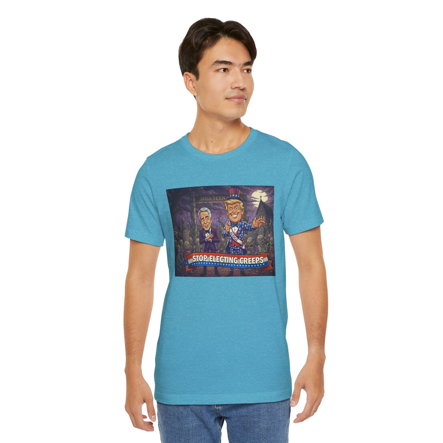 Stop Electing Creeps Political T‑Shirt — Satirical Anti‑Corruption Tee
