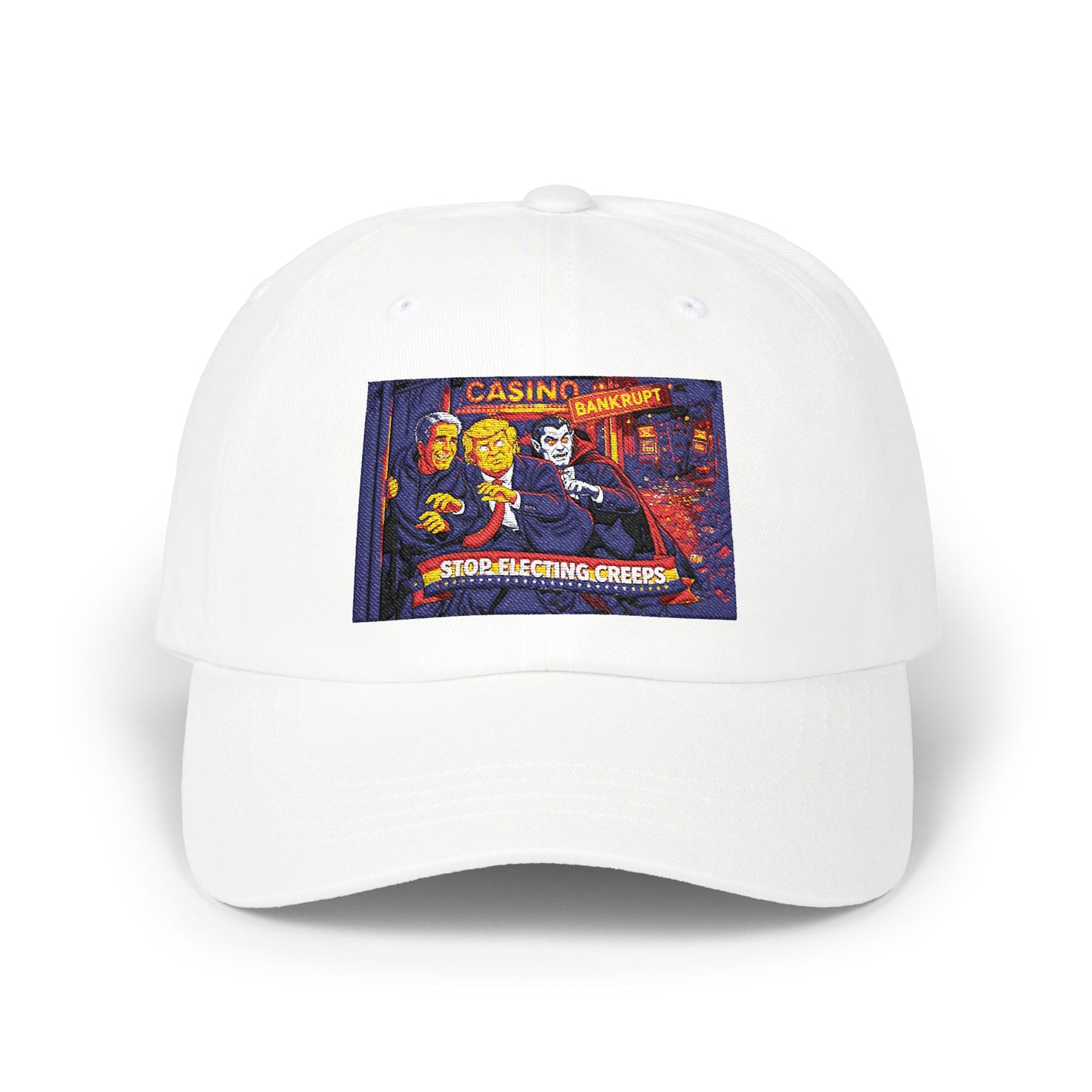 Dad Cap — Vintage Casino Poster Embroidered Baseball Hat