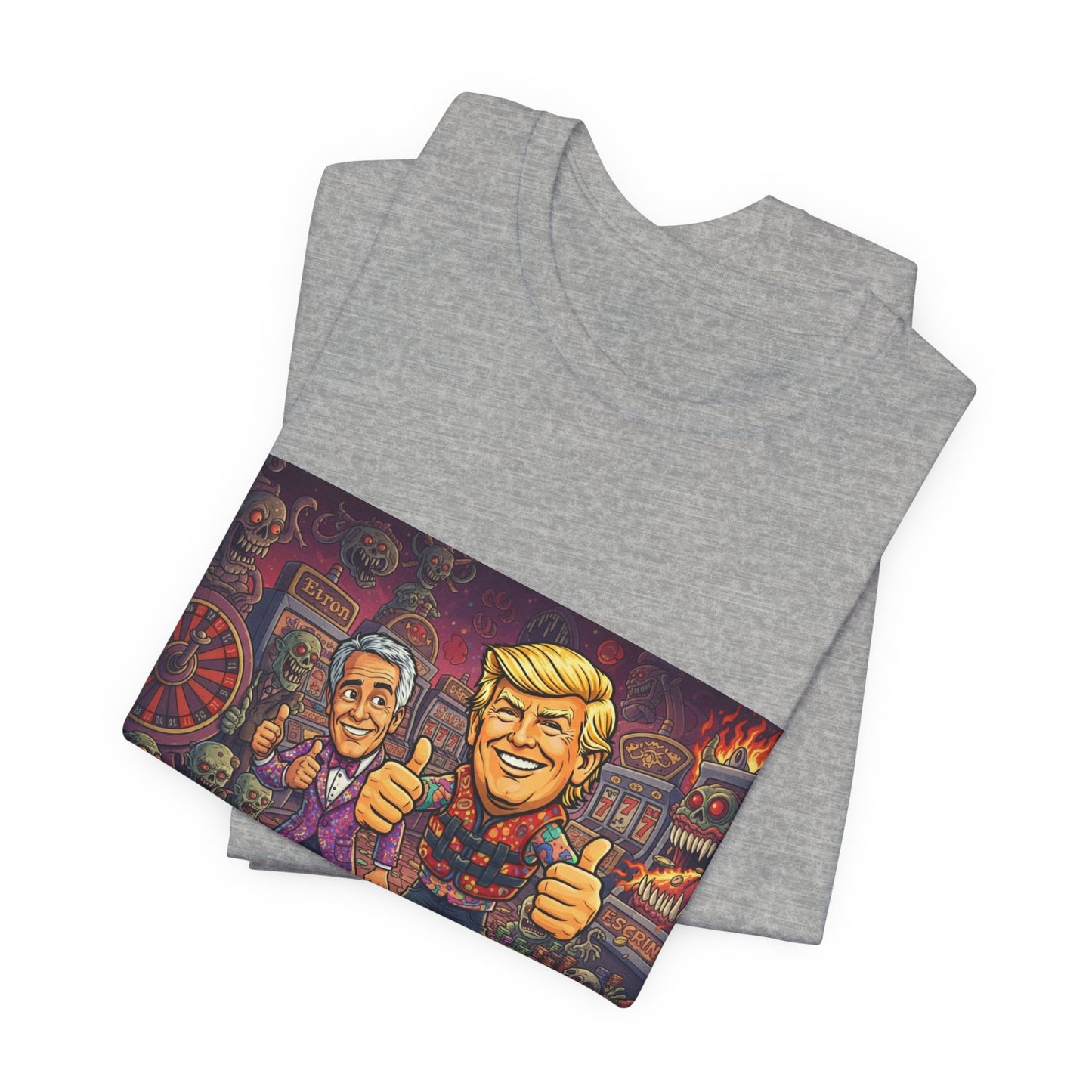 Political Satire Tee — "Stop Electing Creeps" Graphic Shirt