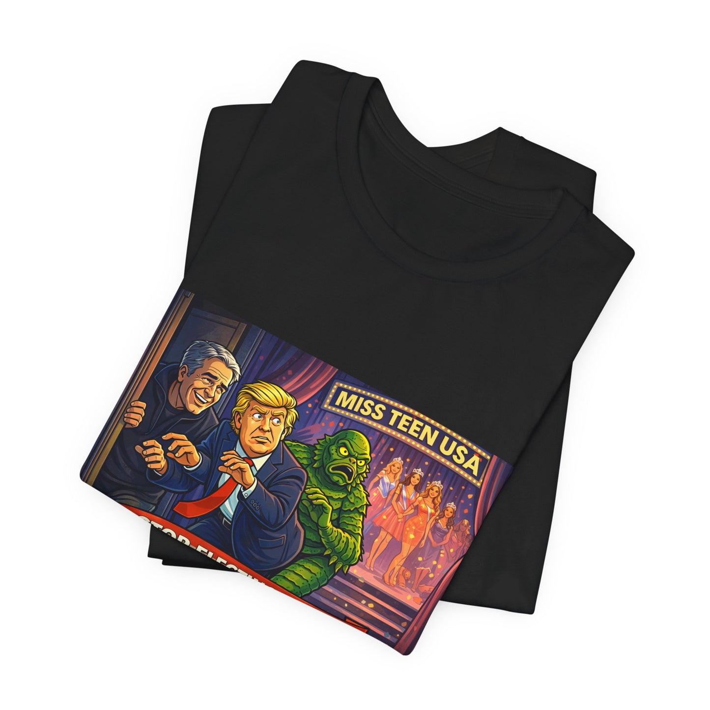 Stop Electing Creeps Tee — Political Satire Graphic Shirt