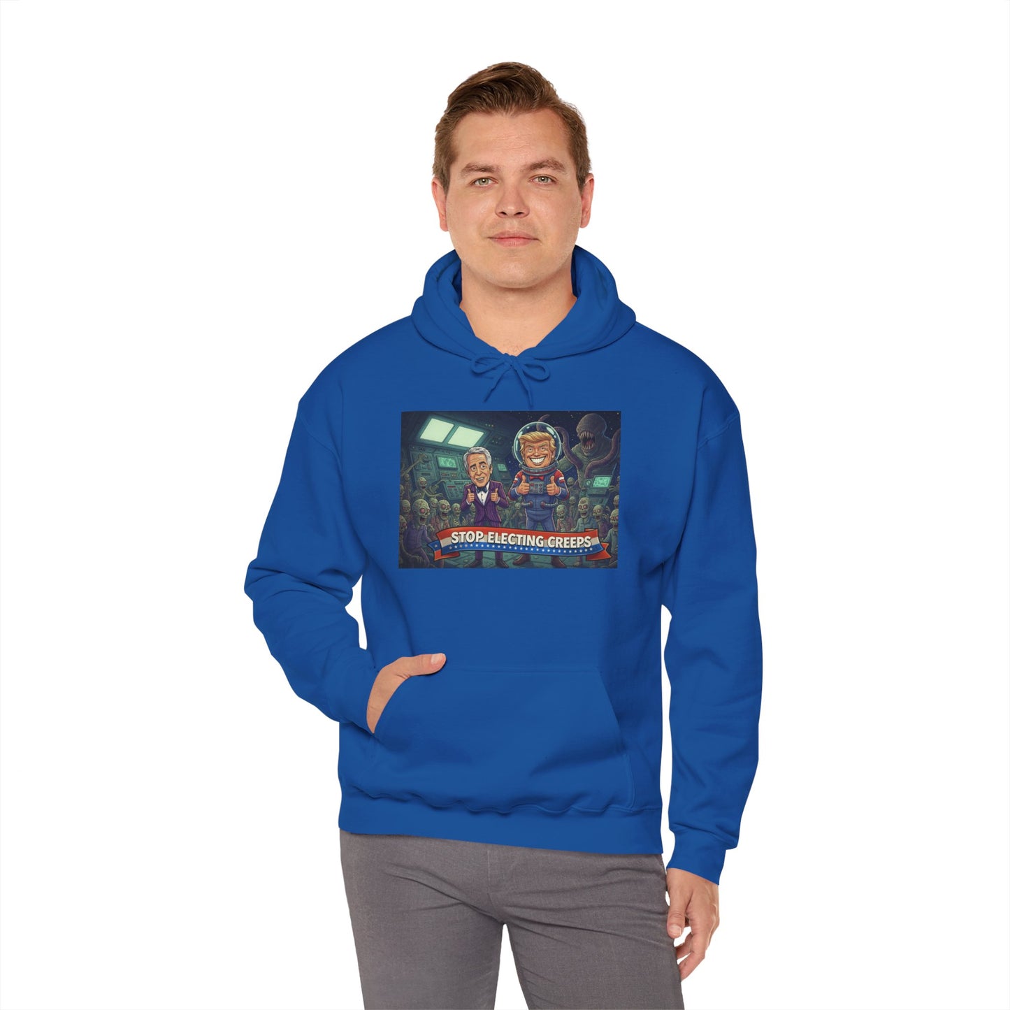 Gaming Crew Hoodie — 'Store-Selecting Griefers' Retro Arcade Design