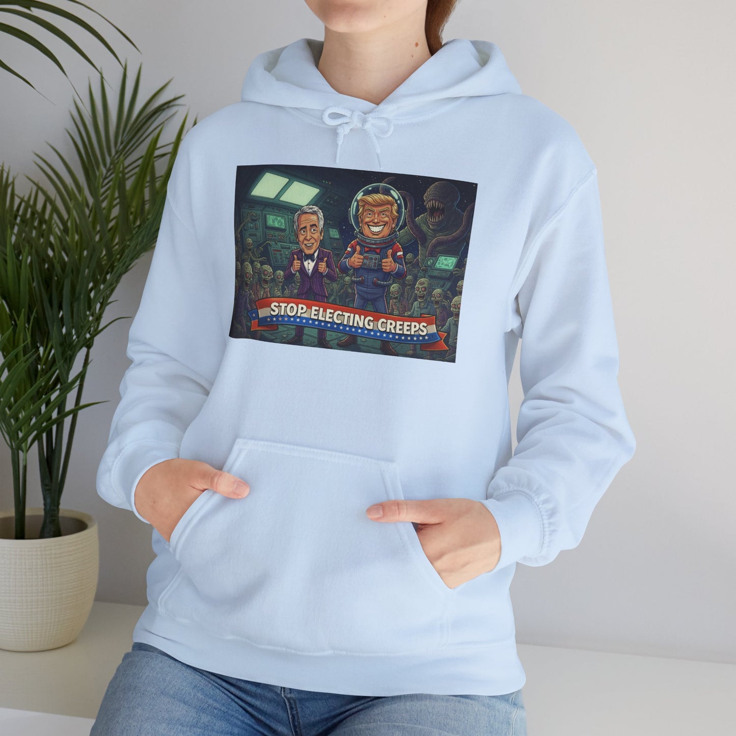 Gaming Crew Hoodie — 'Store-Selecting Griefers' Retro Arcade Design
