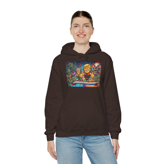 Stop Selecting Creeps Hoodie — Satirical Political Graphic Pullover