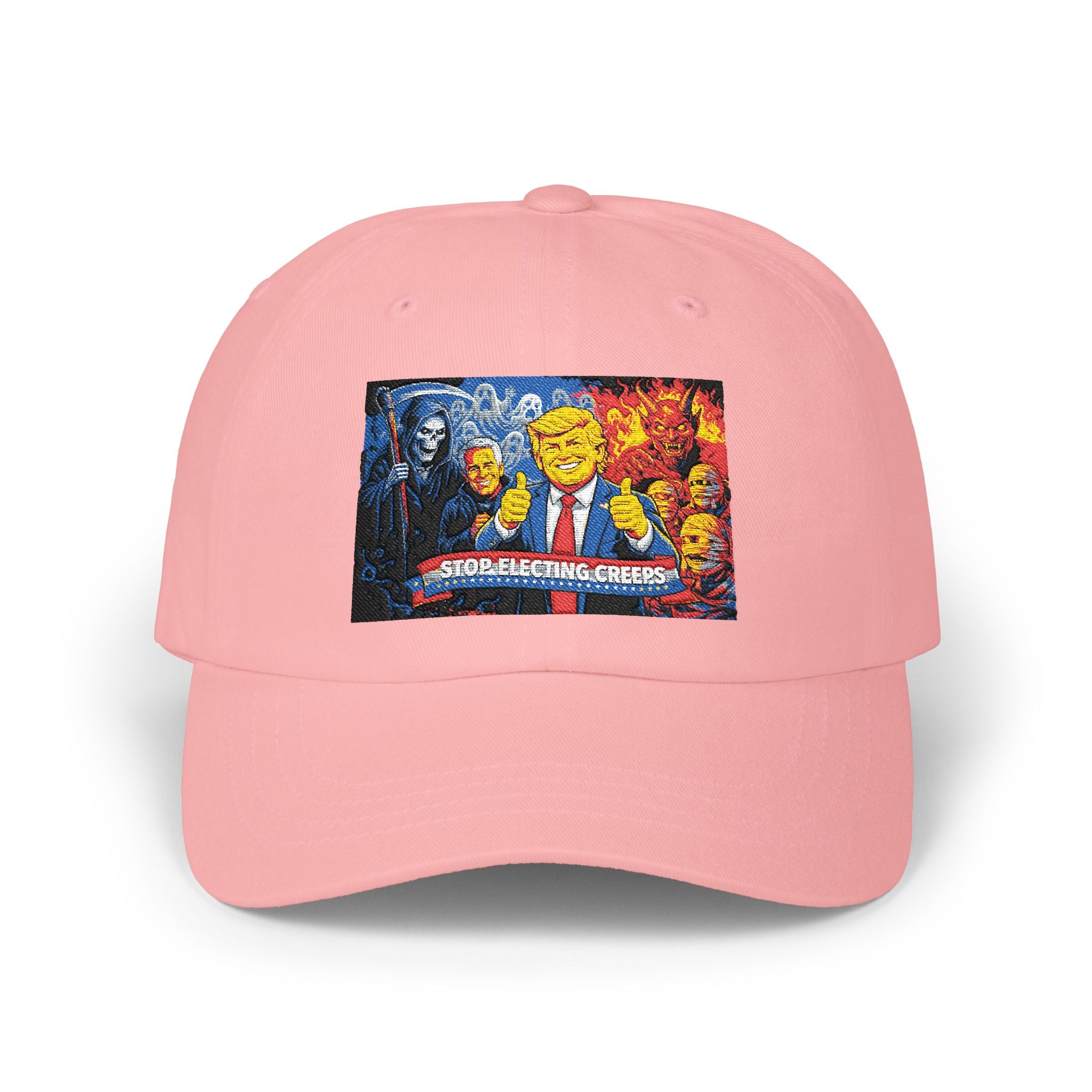 Dad Cap - Cartoon Political Character Patch "Some Are Born Great"