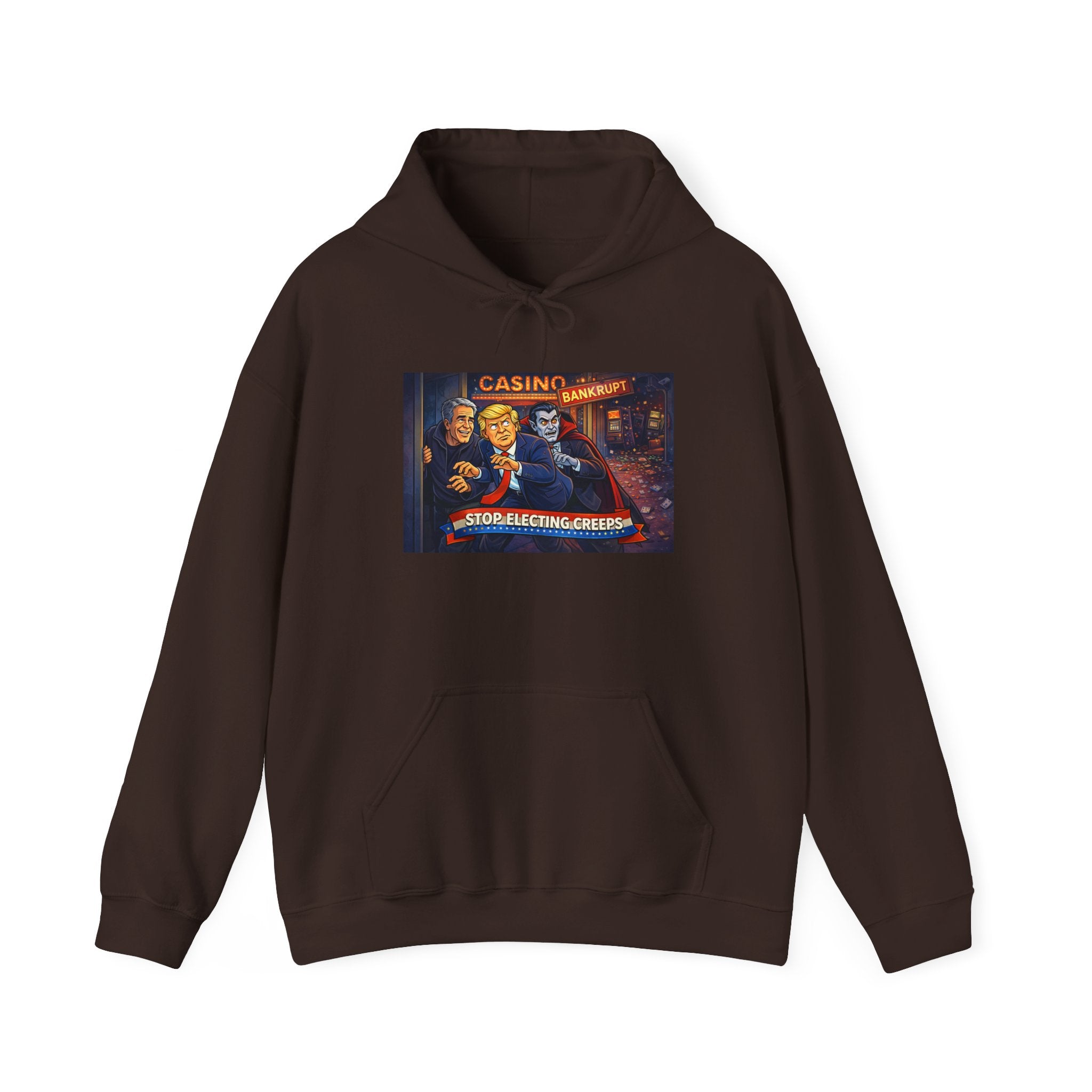 Casino Night Hoodie — Vintage Gambling Scene Sweatshirt