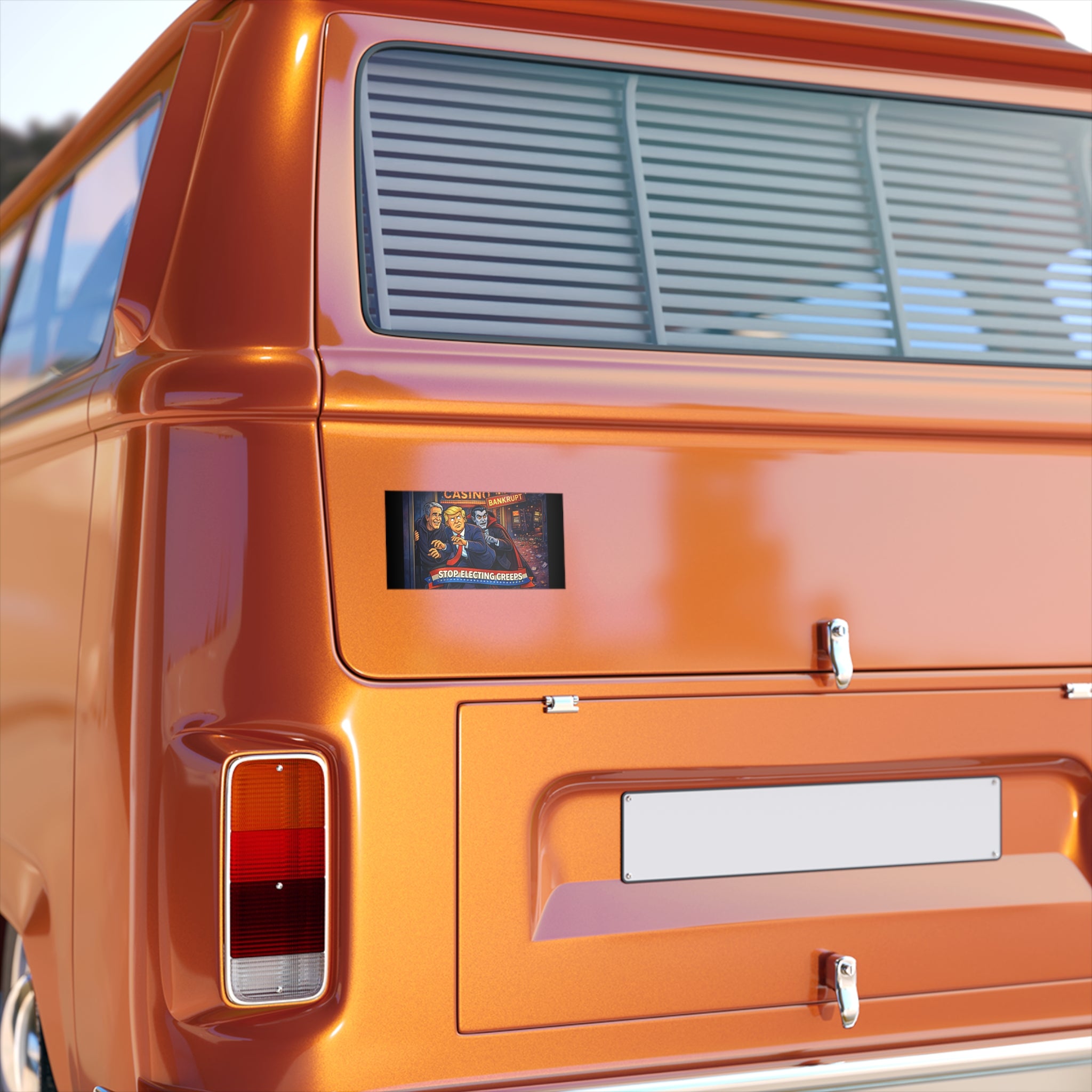 Political Bumper Sticker — "Stop Electing Creeps" Anti-Creeps Car Decal