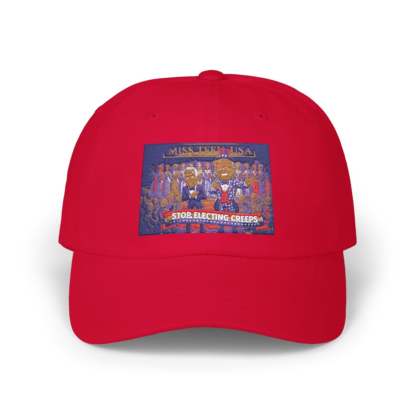 Dad Cap — Vintage Arcade 'Stop Kicking Sleep's' Graphic Hat