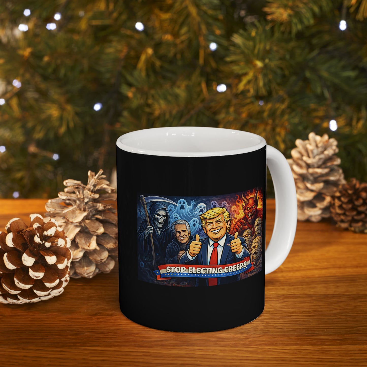 Horror Movie Villains Ceramic Mug – Retro Killer Characters Coffee Cup (11oz/15oz)