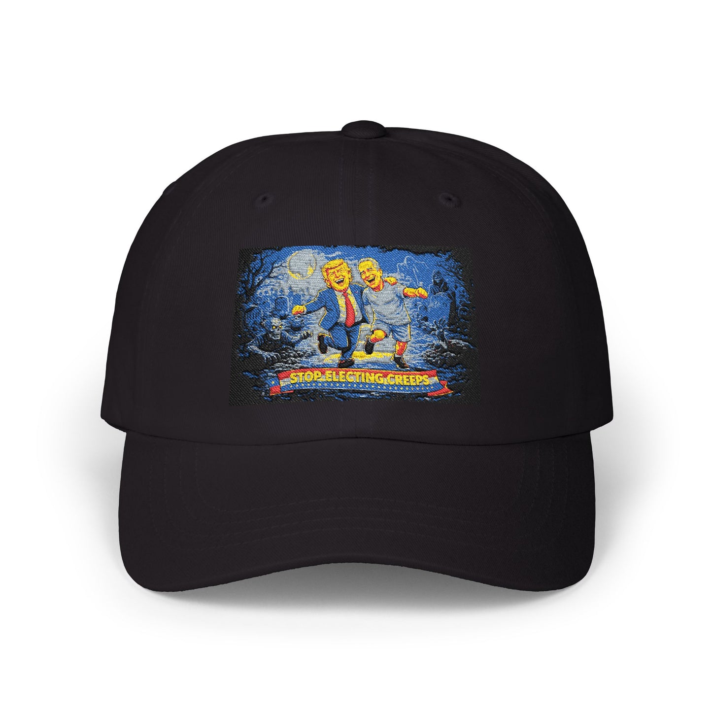 Dad Cap — Starry Night Surfing Patch Hat