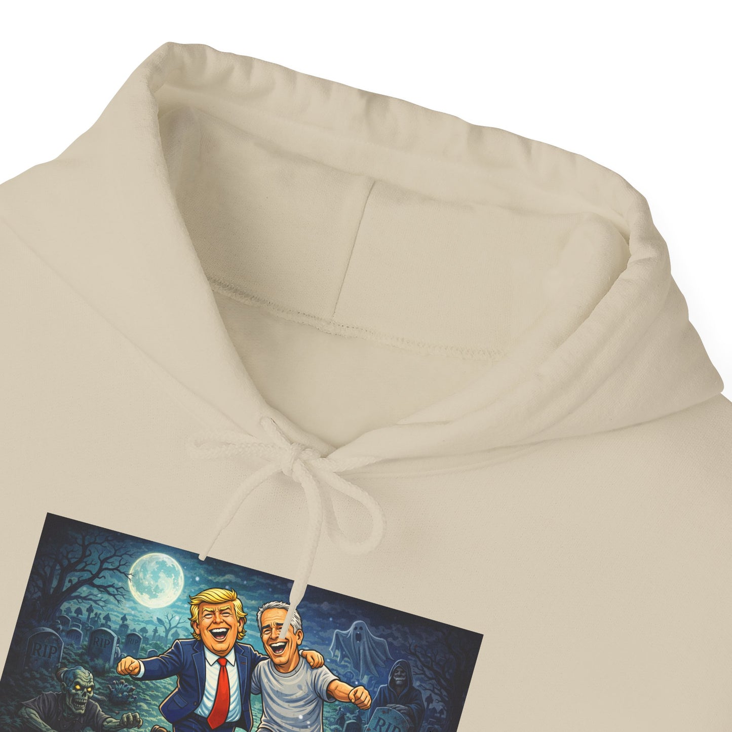 Political Comedy Hoodie — “Surrendering America” Satirical Graphic Sweatshirt
