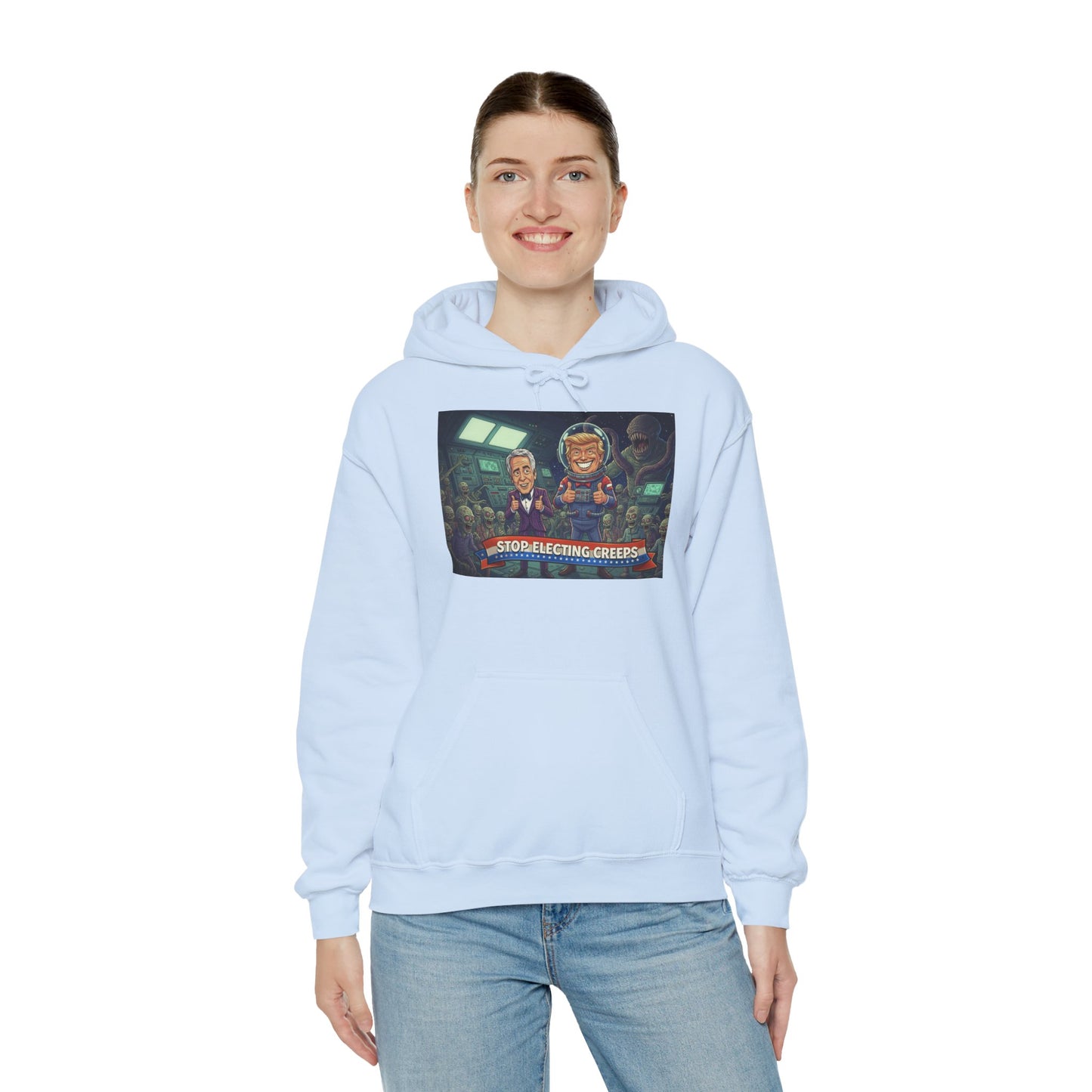 Gaming Crew Hoodie — 'Store-Selecting Griefers' Retro Arcade Design