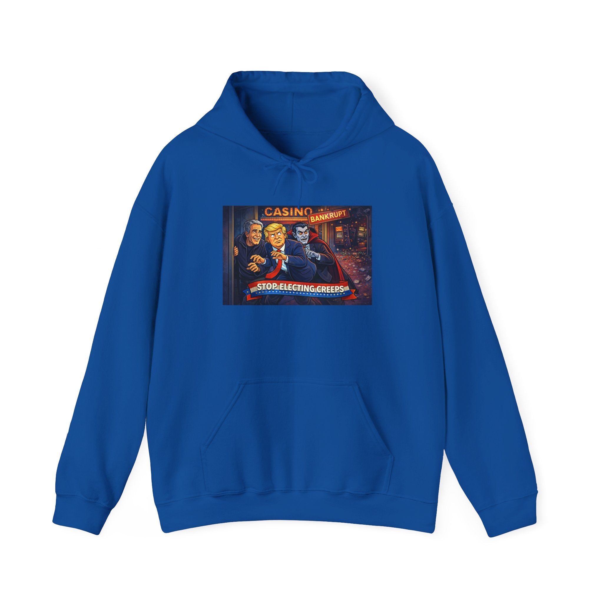 Casino Night Hoodie — Vintage Gambling Scene Sweatshirt