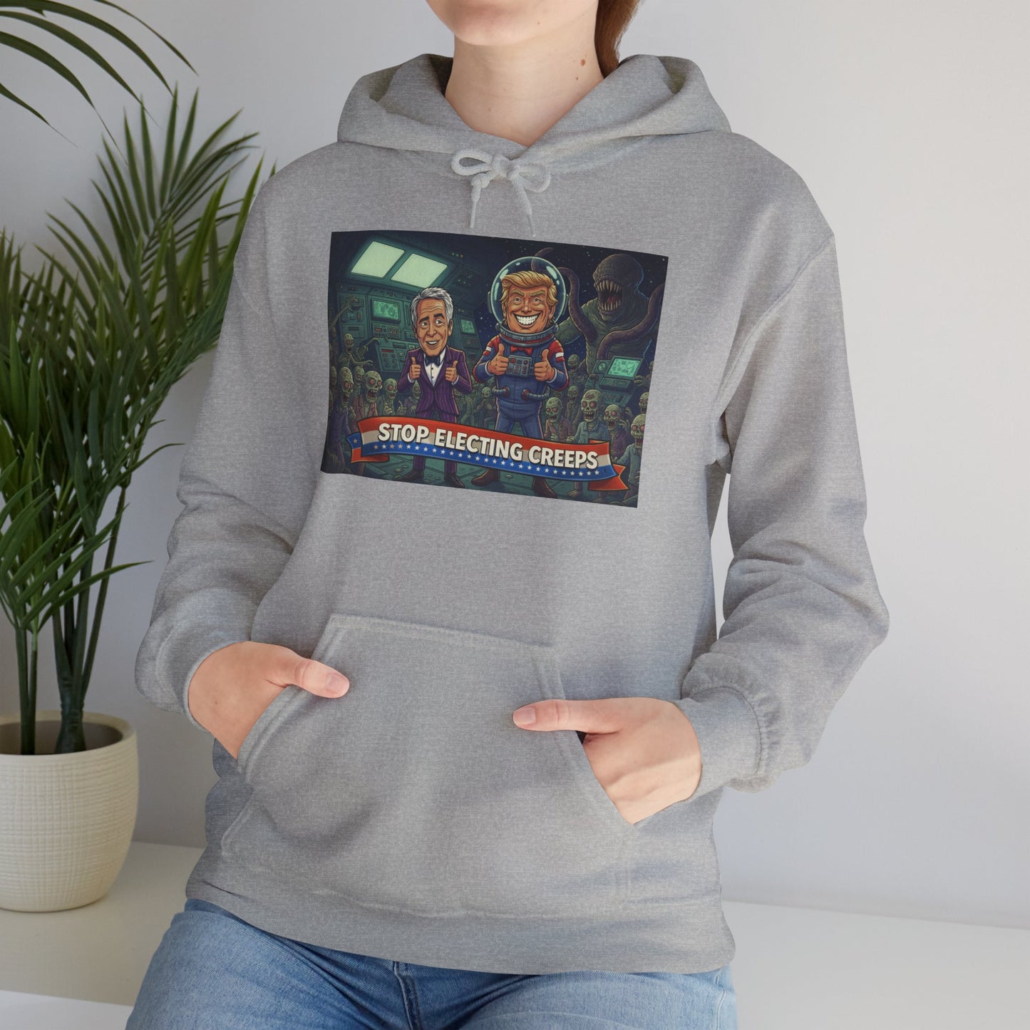 Gaming Crew Hoodie — 'Store-Selecting Griefers' Retro Arcade Design