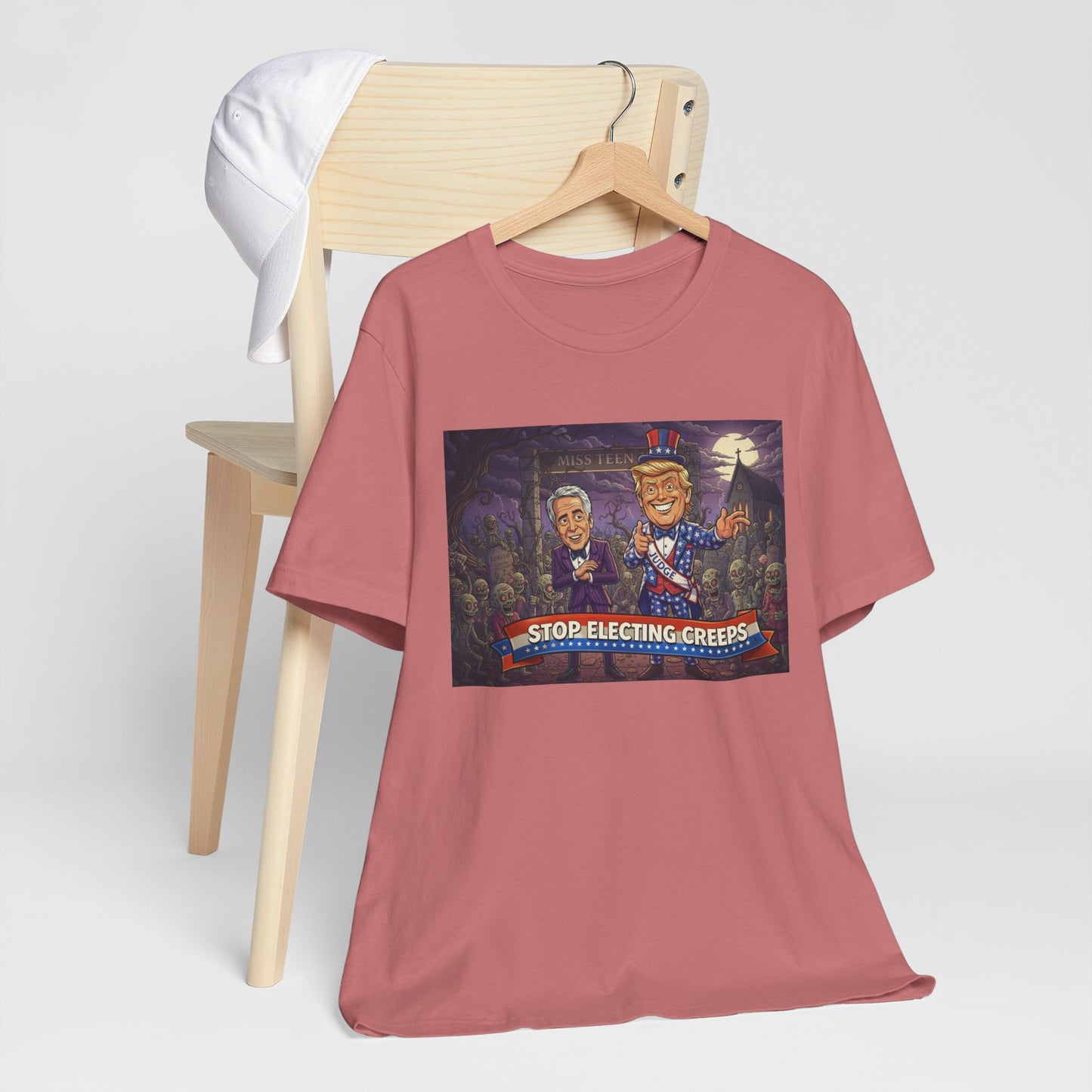 Stop Electing Creeps Political T‑Shirt — Satirical Anti‑Corruption Tee