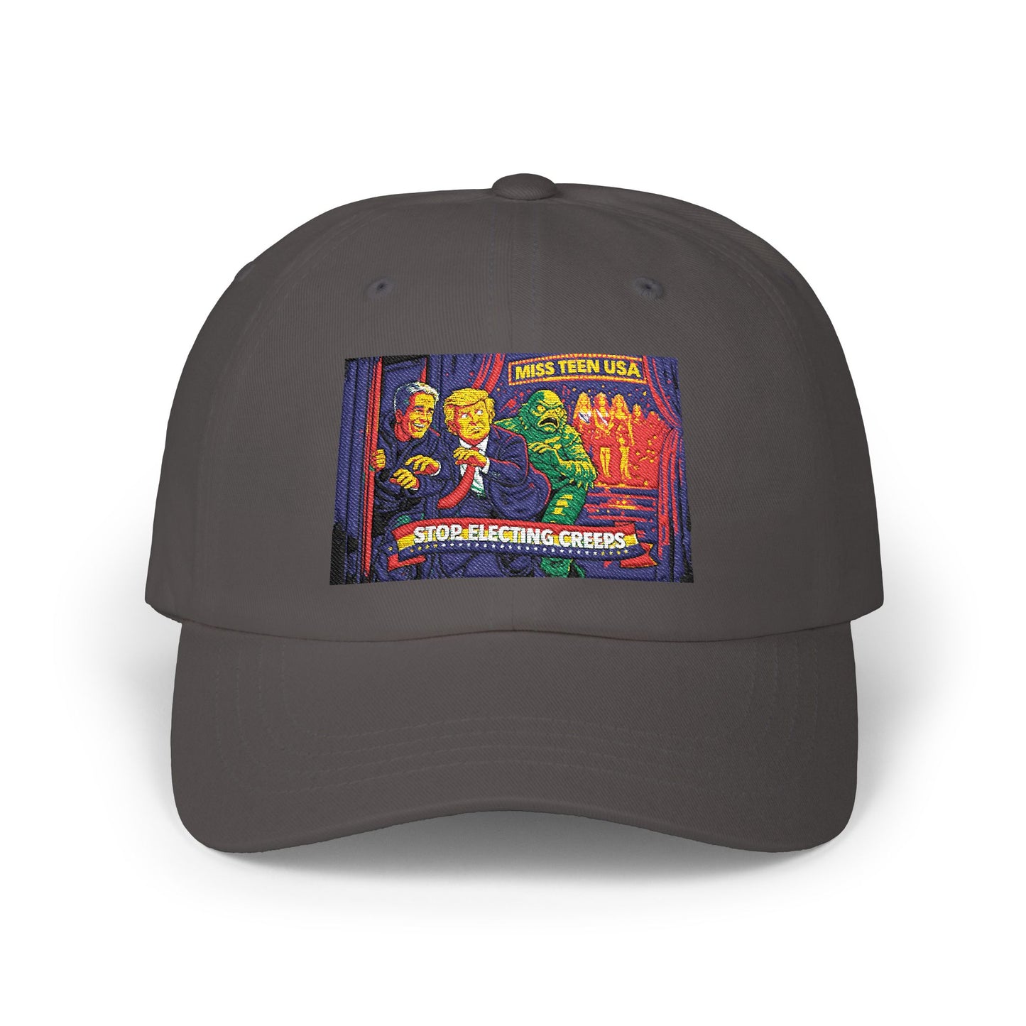 Dad Cap — Vintage Horror Movie Poster Patch 'Stop Watching Creeds'