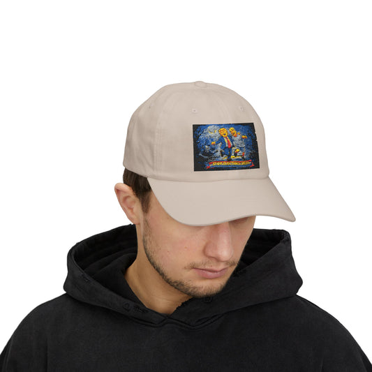 Dad Cap — Starry Night Surfing Patch Hat